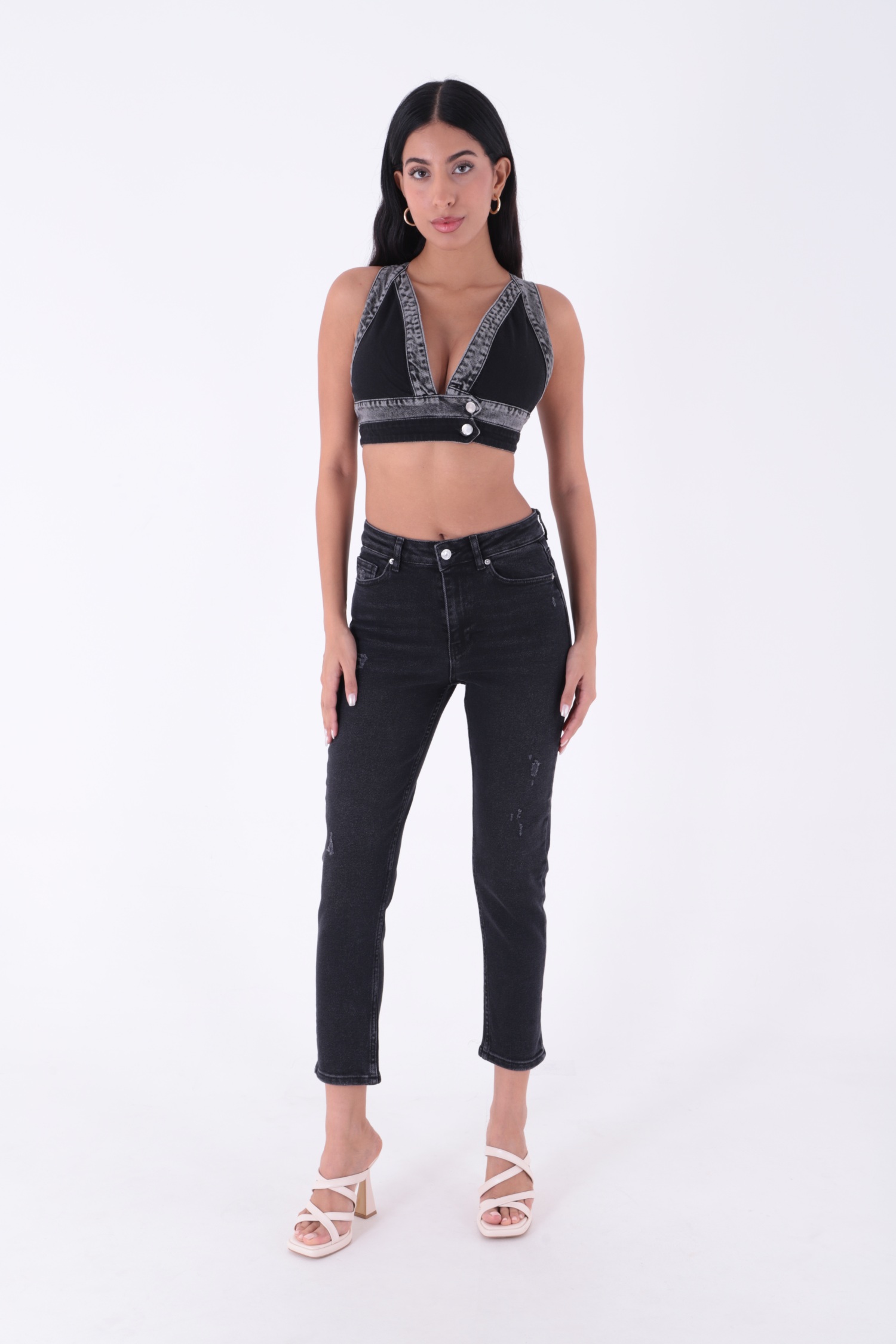 Jeans - Anthracite - Brand: XLove - Women & Kids, Baby Clothes Wholesale - TheBS Women