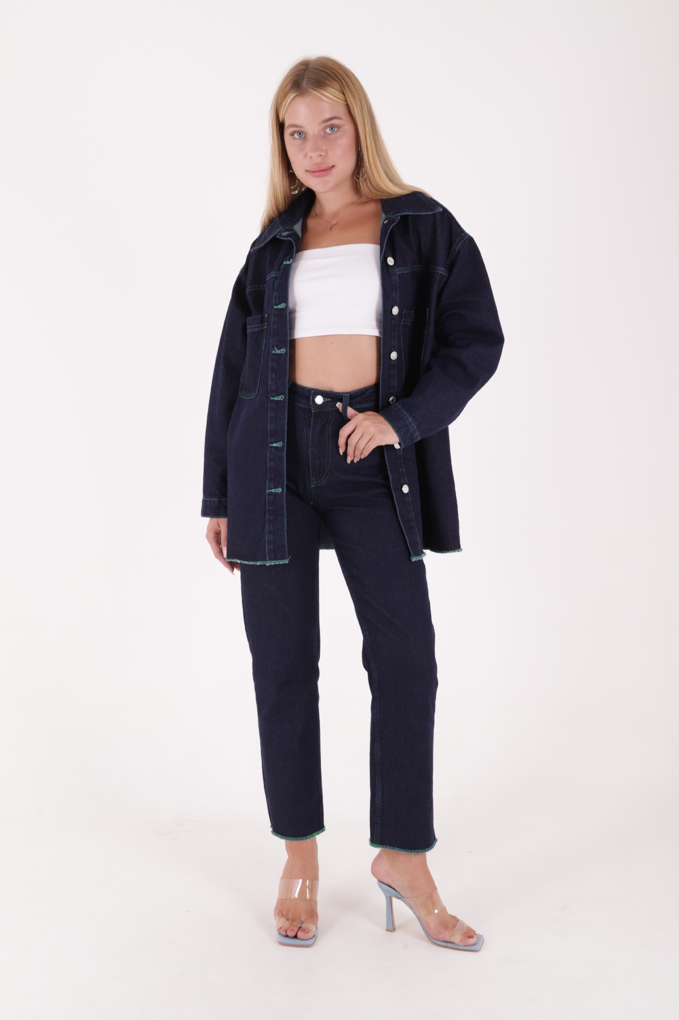 Jeans - Navy Blue - Brand: XLove - Women & Kids, Baby Clothes Wholesale - TheBS Women