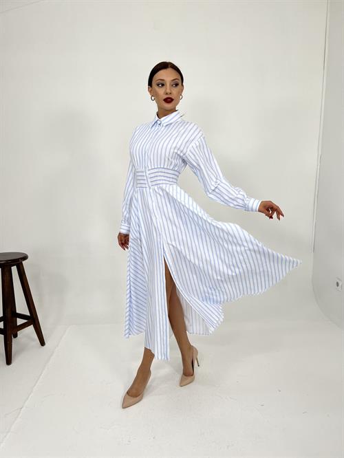Striped Dress - Brand: Fame - Women & Kids, Baby Clothes Wholesale - TheBS Women