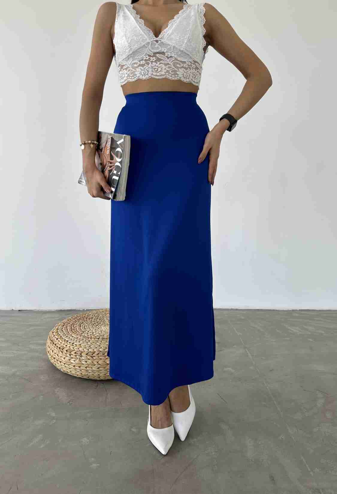 Scuba Flared Skirt With Elastic Waist - Brand: Fiori - Women & Kids, Baby Clothes Wholesale - TheBS Women