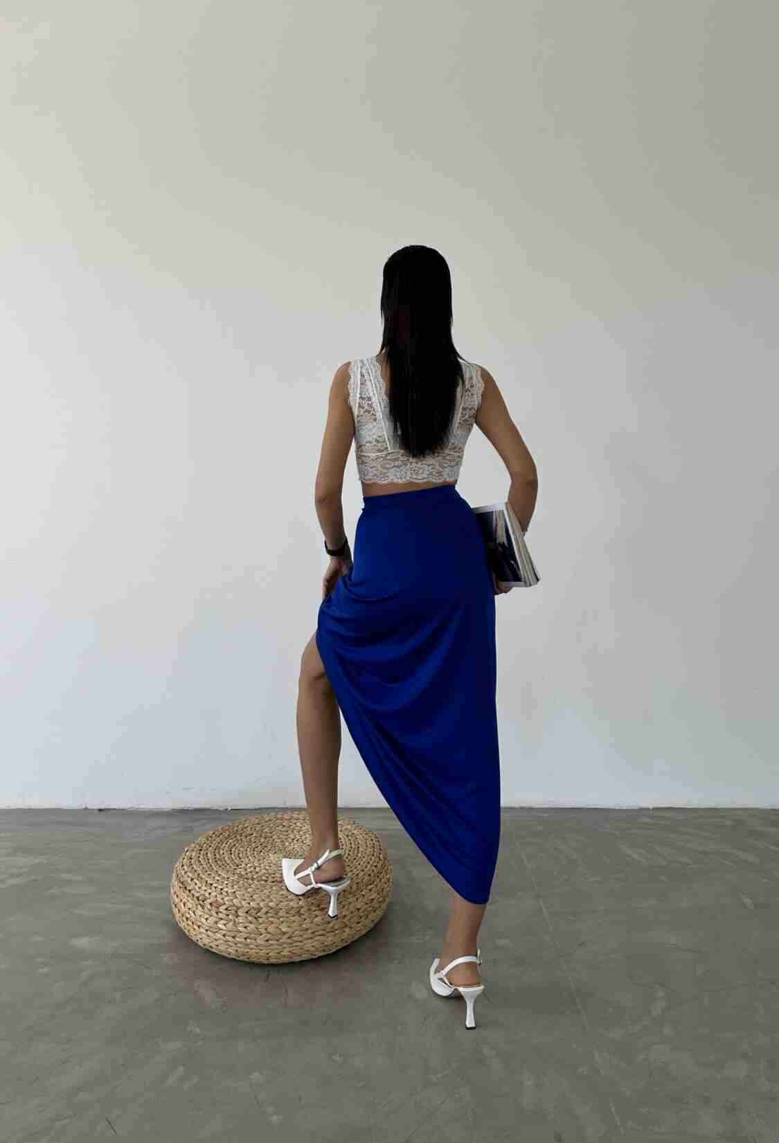 Scuba Flared Skirt With Elastic Waist - Brand: Fiori - Women & Kids, Baby Clothes Wholesale - TheBS Women