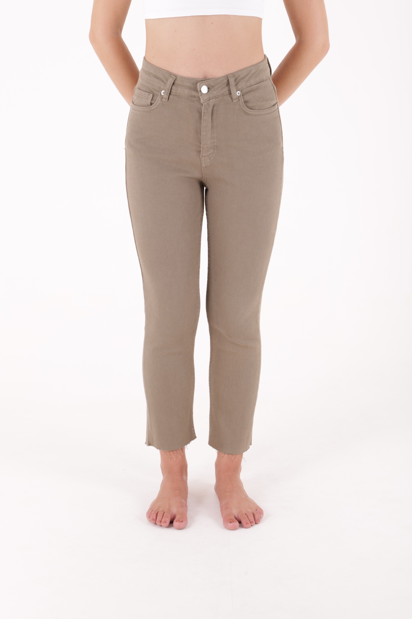 Tassel Finished High Waist Mom Fit Jean – Brand: XLove – Women & Kids, Baby Clothes Wholesale – TheBS Women