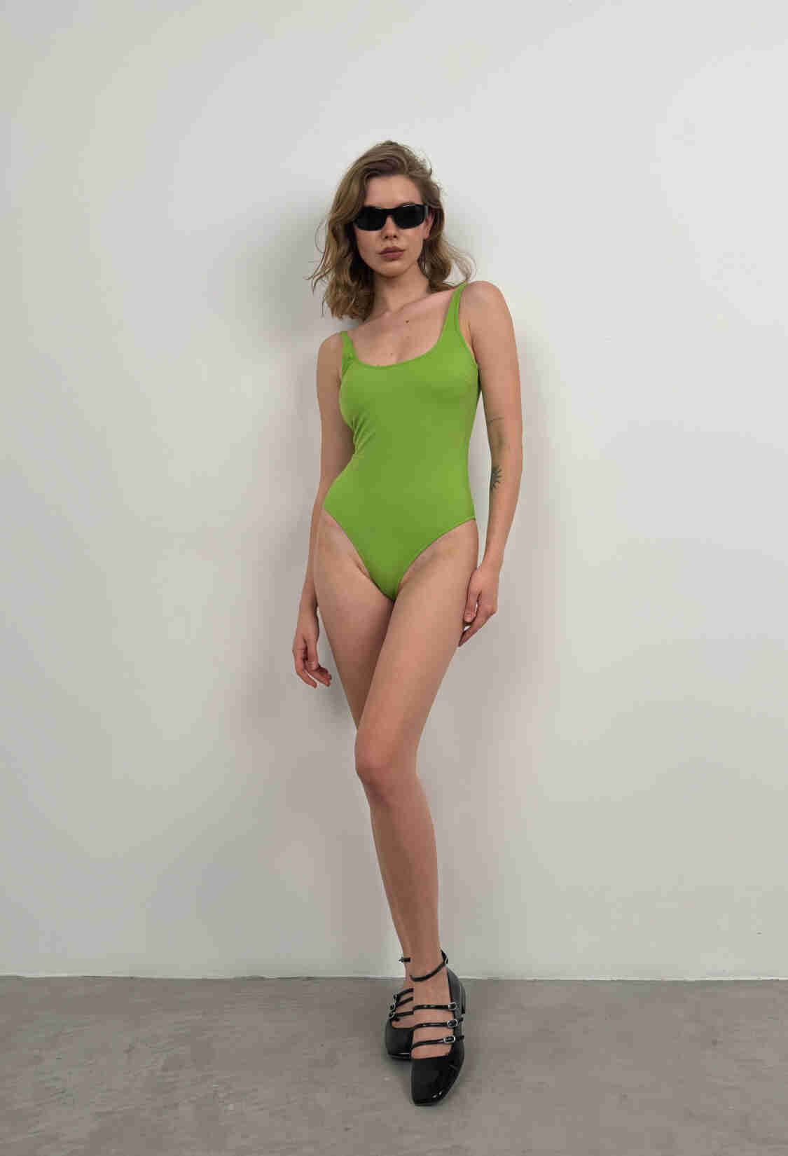 Low Back Square Collar Swimsuit - Brand: Black Fashion - Women & Kids, Baby Clothes Wholesale - TheBS Women