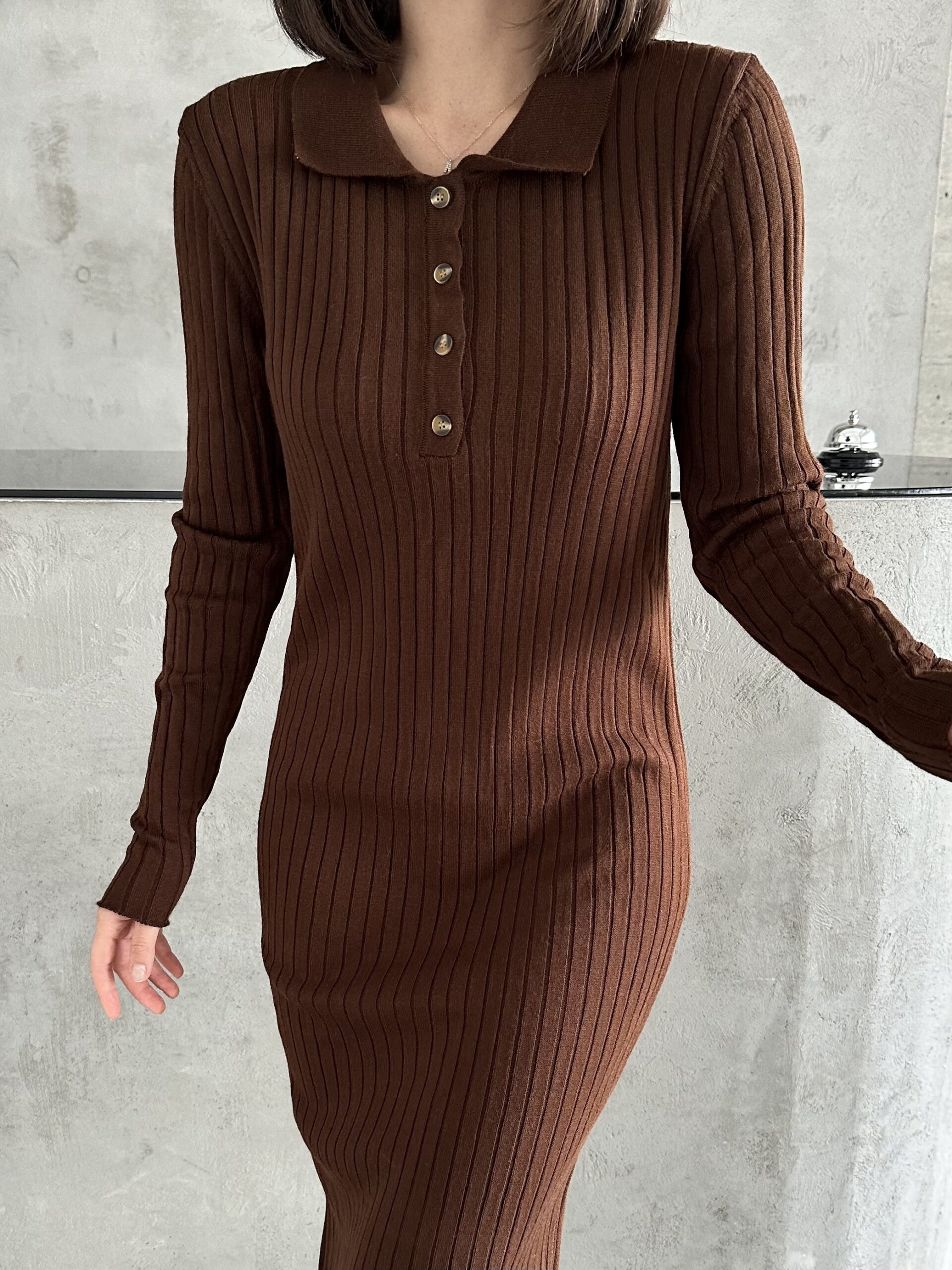 Polo Collar Buttoned Dress - Brand: My Fashion - Women & Kids, Baby Clothes Wholesale - TheBS Women