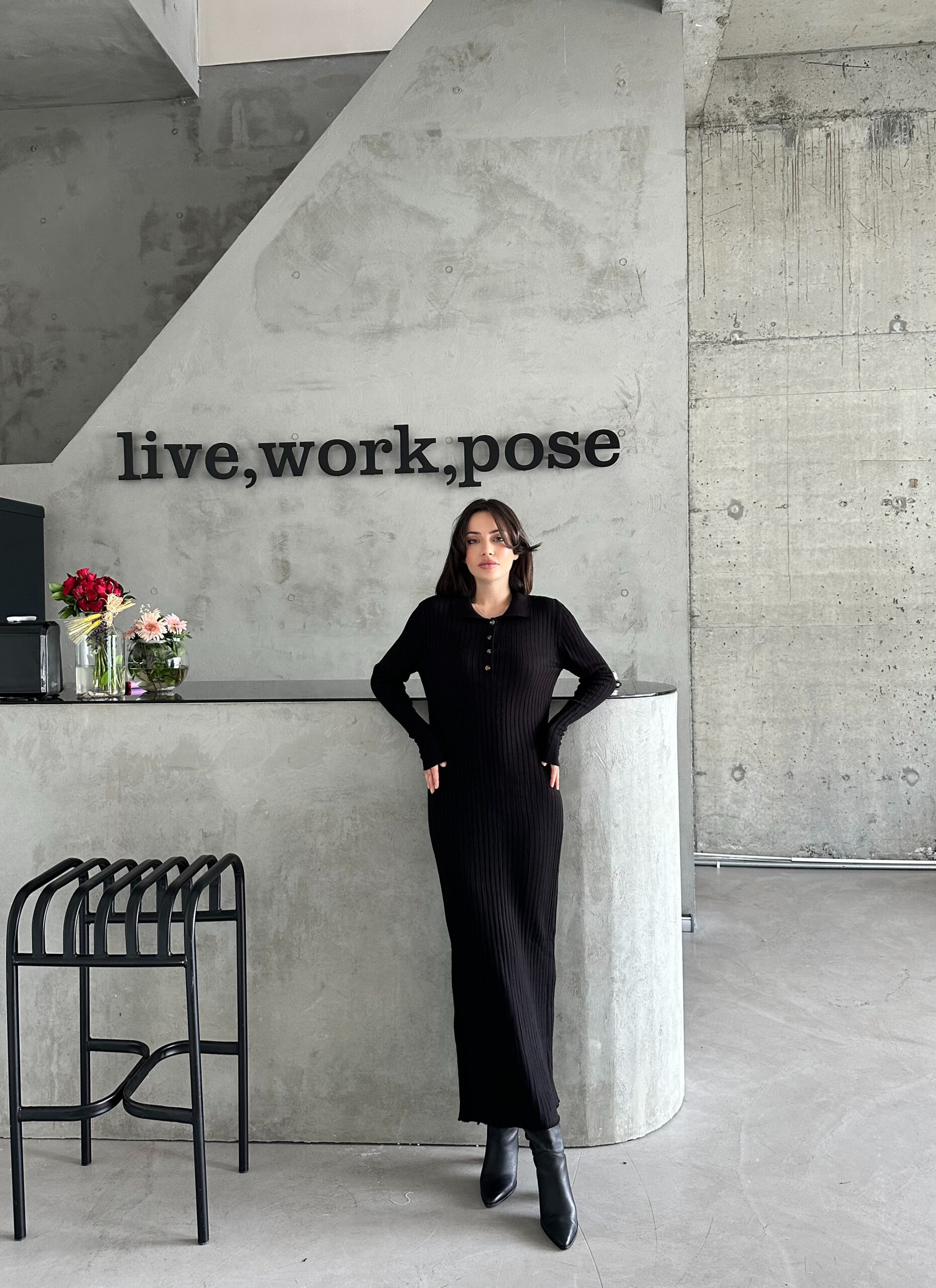 Polo Collar Buttoned Dress – Brand: My Fashion – Women & Kids, Baby Clothes Wholesale – TheBS Women