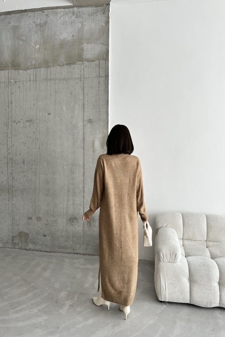 Crew Neck Silk Dress - Brand: My Fashion - Women & Kids, Baby Clothes Wholesale - TheBS Women