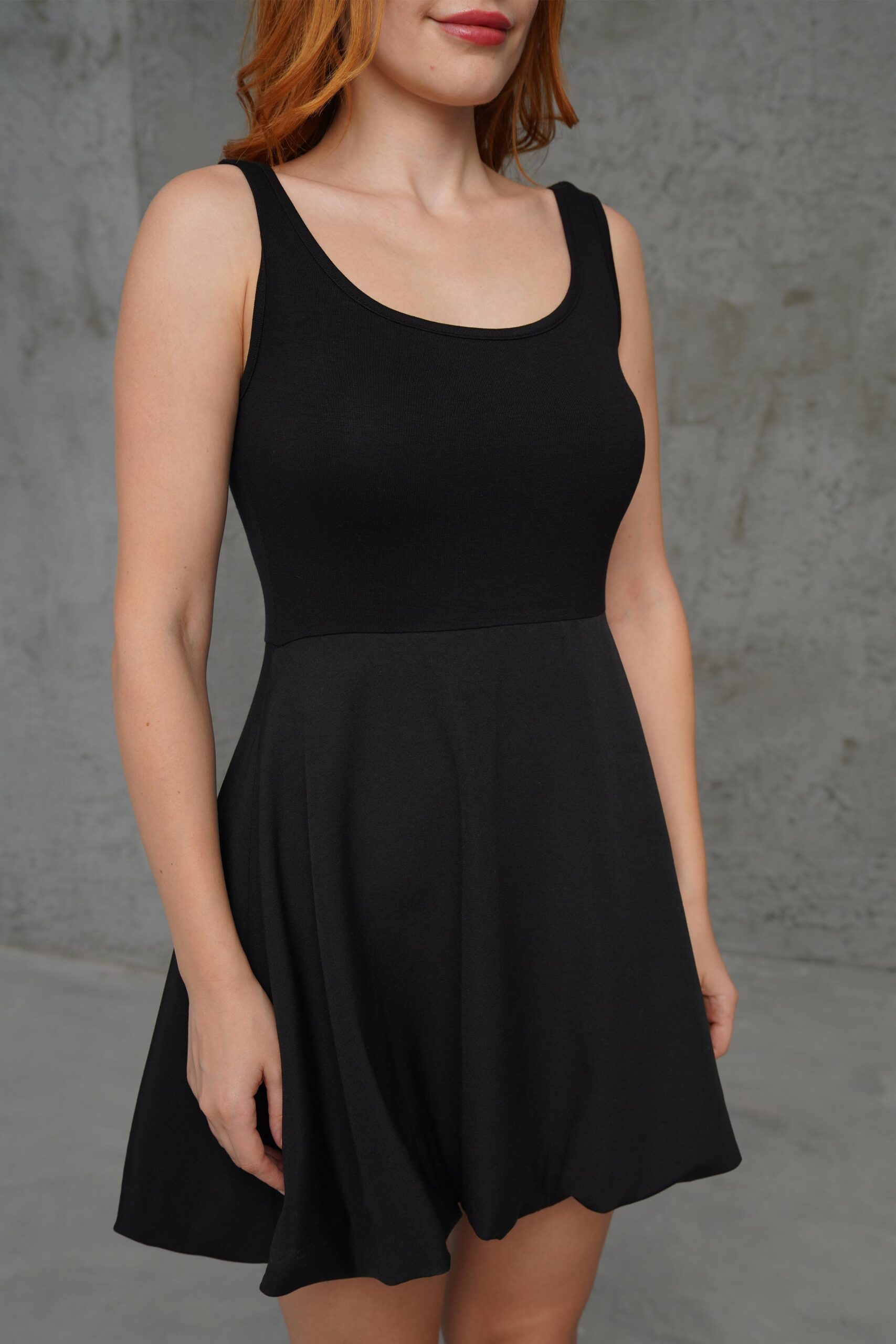 Balloon Skirt Wholesale Black Mini Dress – Brand: Lustrin – Women & Kids, Baby Clothes Wholesale – TheBS Women