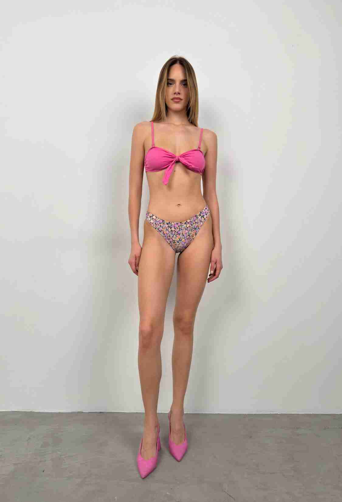 Bow Detail Floral Bikini Suit - Brand: Black Fashion - Women & Kids, Baby Clothes Wholesale - TheBS Women