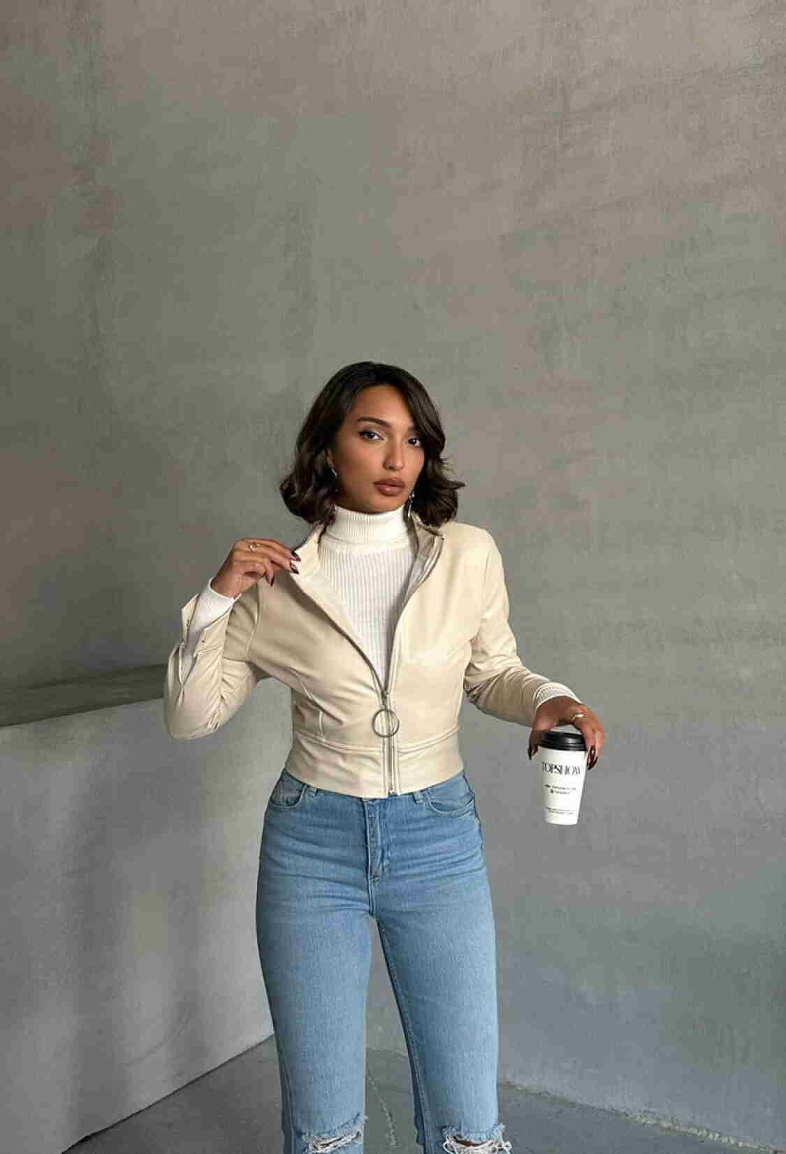 Leather Jacket - Brand: Topshow - Women & Kids, Baby Clothes Wholesale - TheBS Women