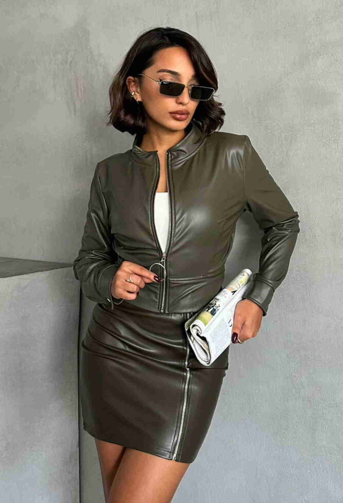 Leather Jacket - Brand: Topshow - Women & Kids, Baby Clothes Wholesale - TheBS Women