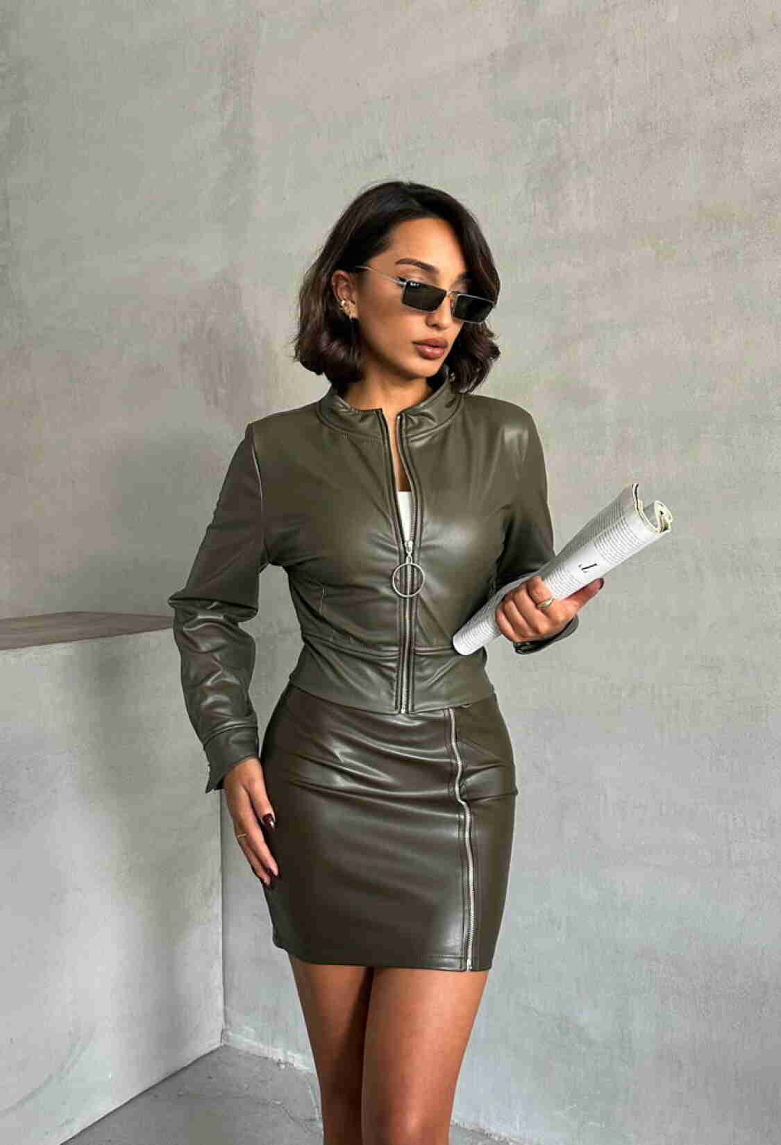 Leather Jacket - Brand: Topshow - Women & Kids, Baby Clothes Wholesale - TheBS Women