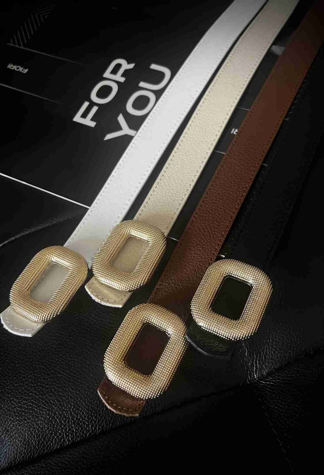 Gold Buckle 3cm Women's Belt - Brand: Fiori - Women & Kids, Baby Clothes Wholesale - TheBS Women