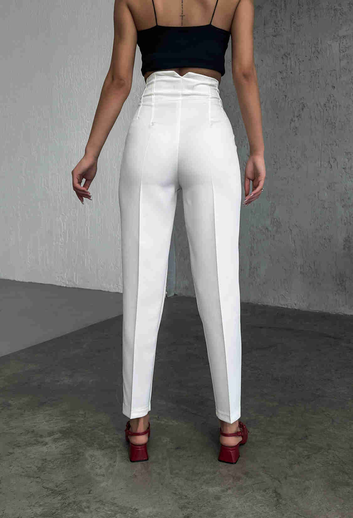 High Waist Dart Trousers - Brand: Ouz Fashion - Women & Kids, Baby Clothes Wholesale - TheBS Women