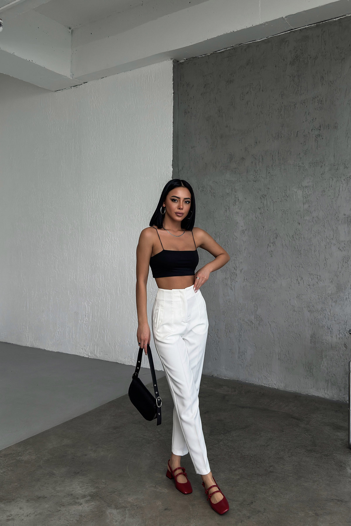 High Waist Dart Trousers - Brand: Ouz Fashion - Women & Kids, Baby Clothes Wholesale - TheBS Women