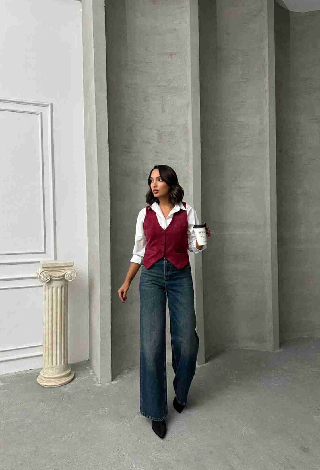 Suede Vest - Brand: Topshow - Women & Kids, Baby Clothes Wholesale - TheBS Women