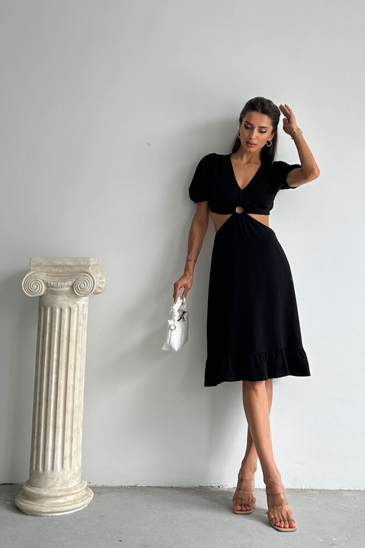 V-neckLow-cutFull-length Dress - Brand: Topshow - Women & Kids, Baby Clothes Wholesale - TheBS Women
