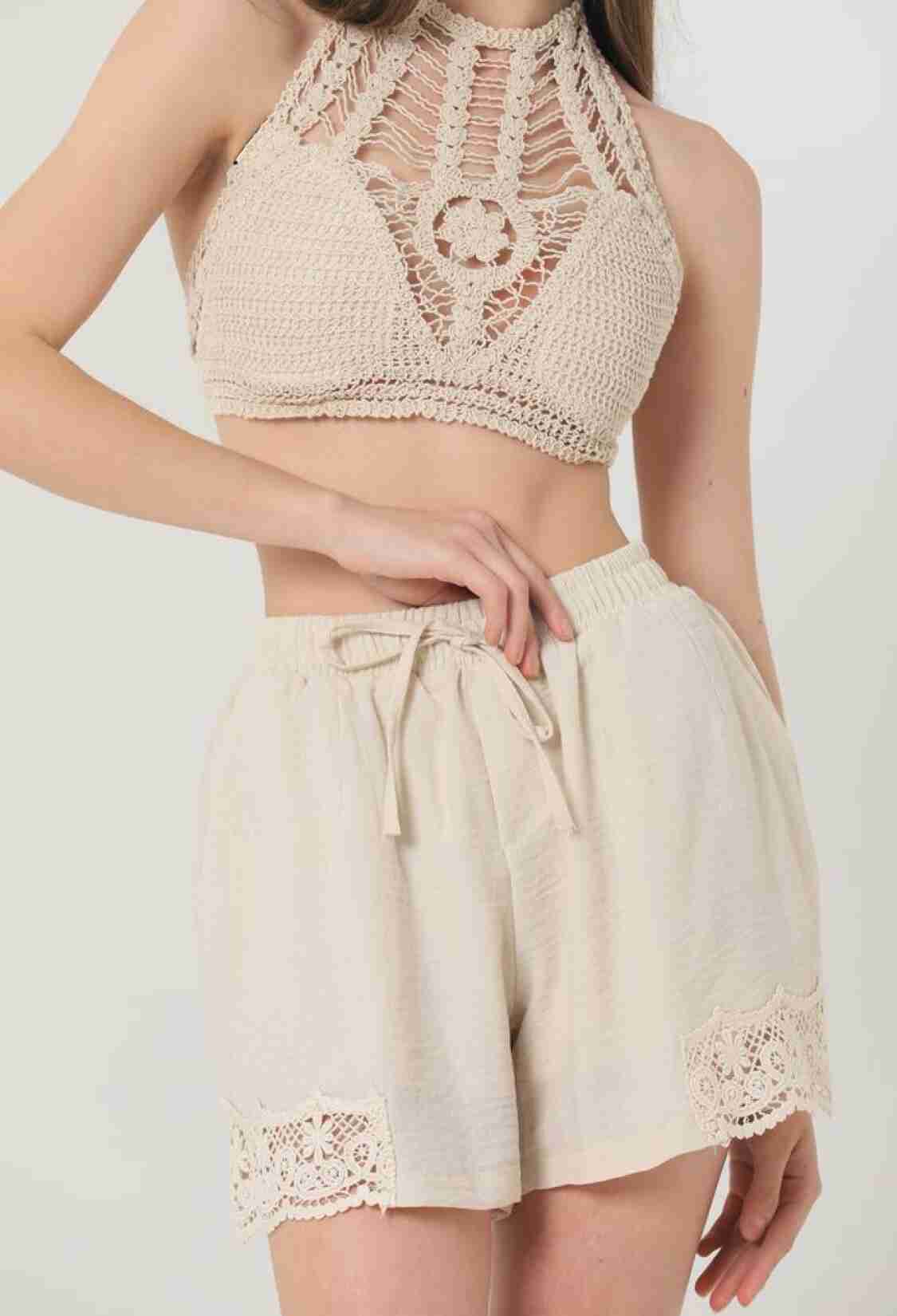 Lace Bikini Top - Raw - Brand: Topshow - Women & Kids, Baby Clothes Wholesale - TheBS Women