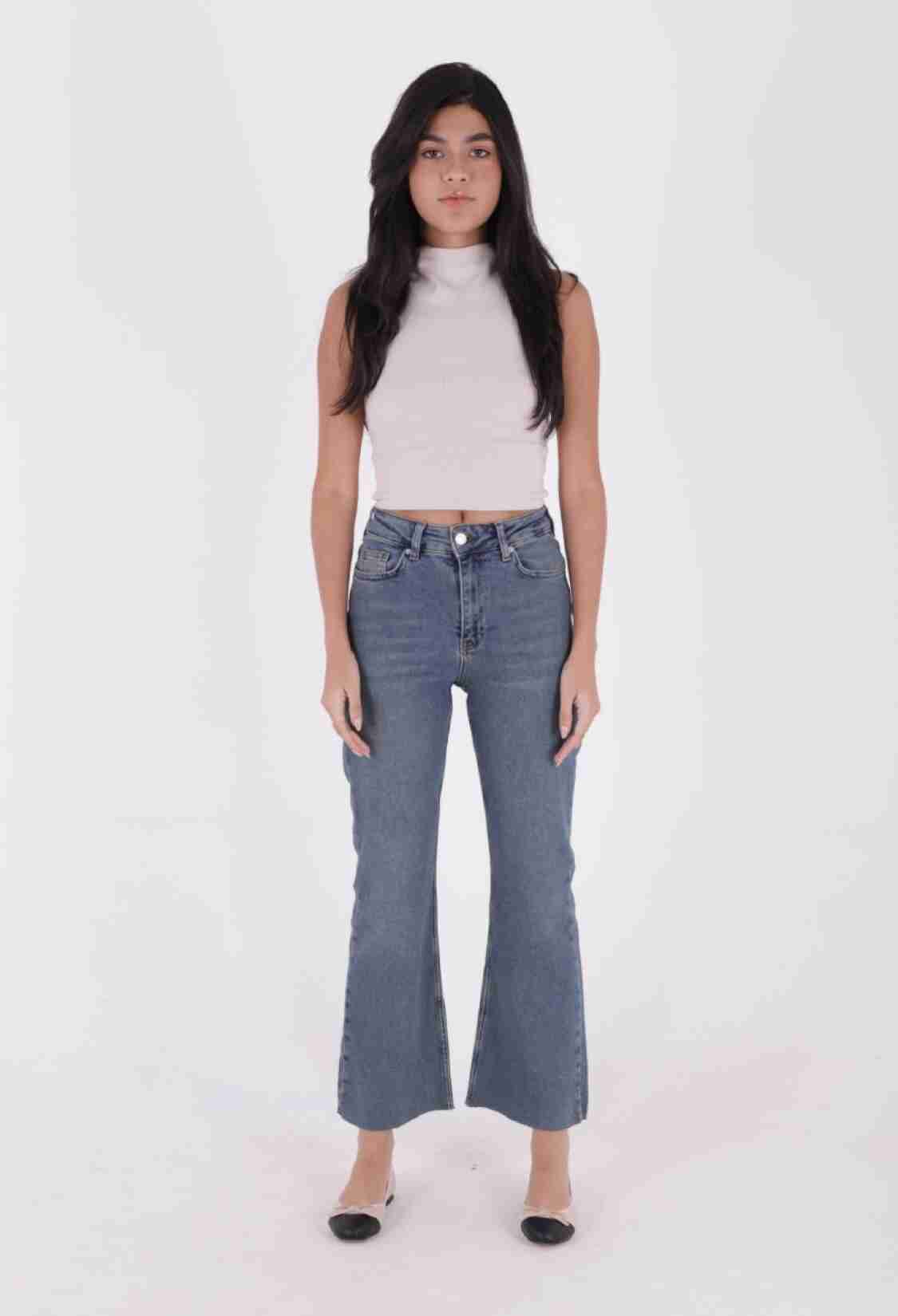 Tasseled High Waist Mom Fit Jean - Brand: XLove - Women & Kids, Baby Clothes Wholesale - TheBS Women
