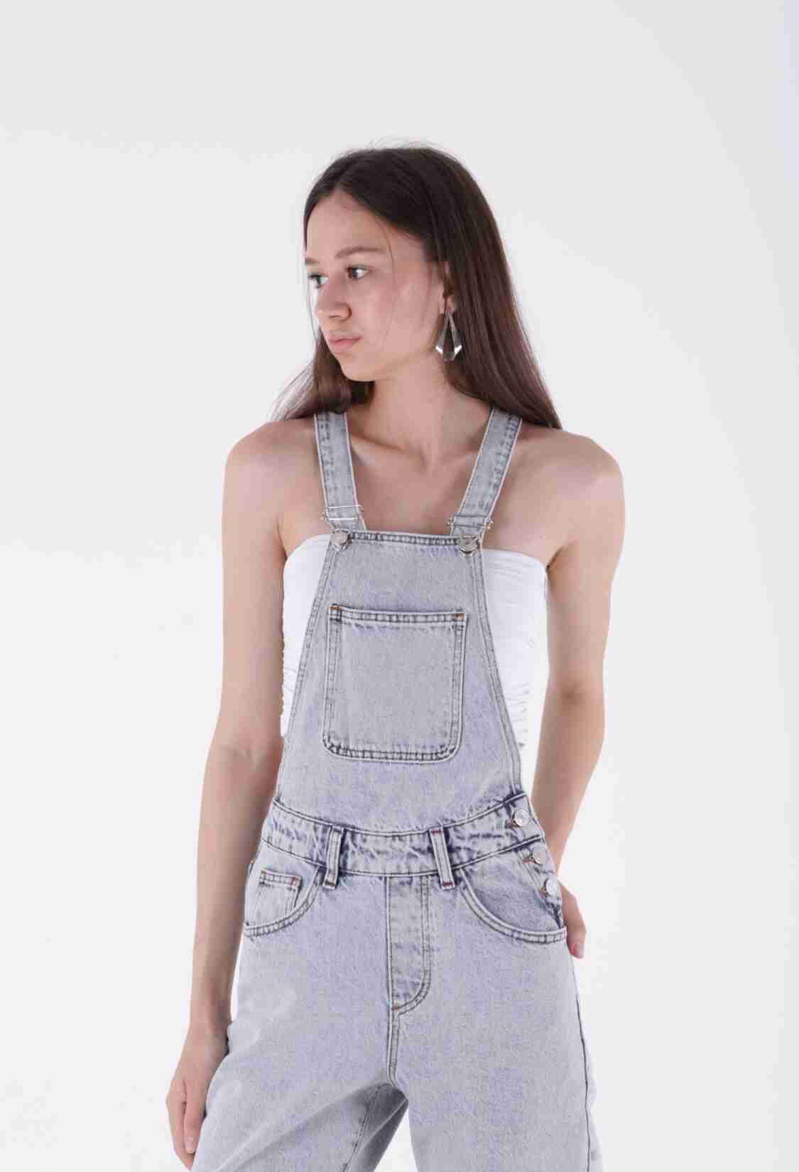 Mom Pattern Denim Overalls - Brand: XLove - Women & Kids, Baby Clothes Wholesale - TheBS Women