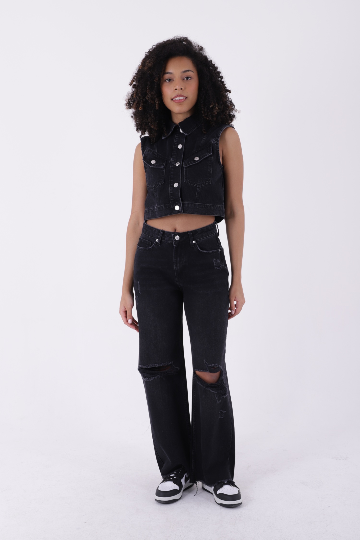 Laser Wide Leg Jeans - Brand: XLove - Women & Kids, Baby Clothes Wholesale - TheBS Women