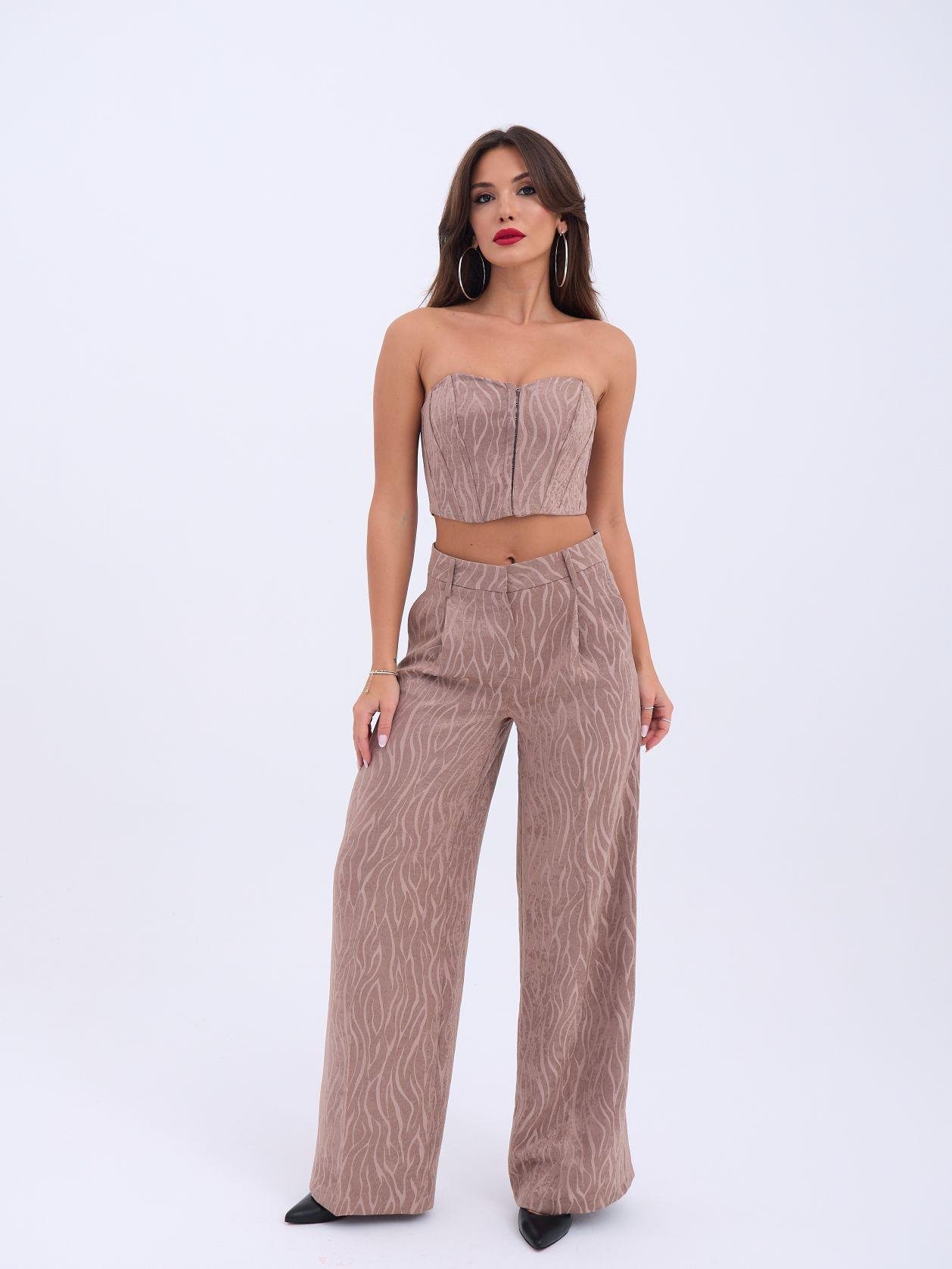 Two Piece Set With Trousers - Brand: Fame - Women & Kids, Baby Clothes Wholesale - TheBS Women