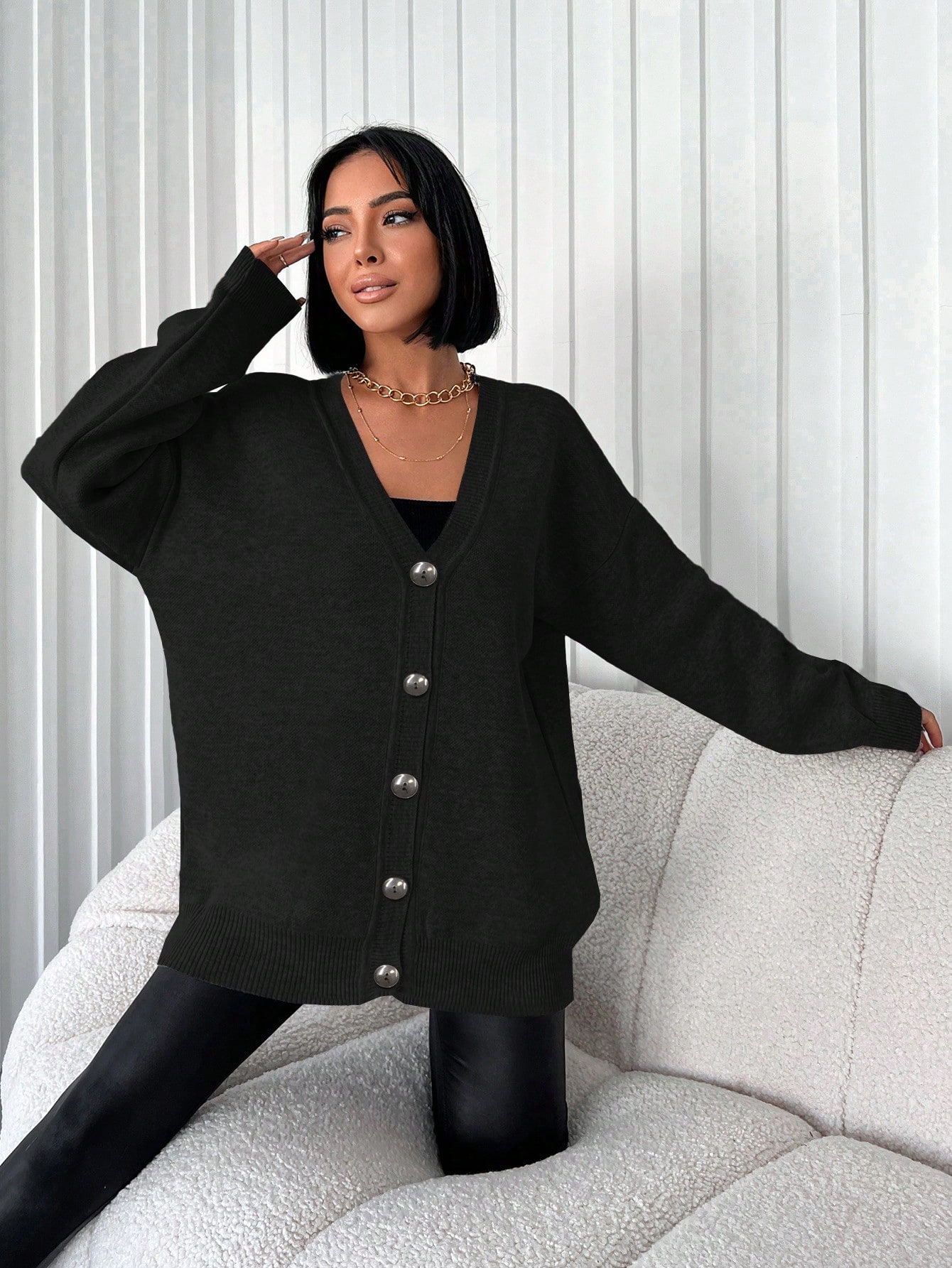 Plain Pique Cardigan – Brand: My Fashion – Women & Kids, Baby Clothes Wholesale – TheBS Women