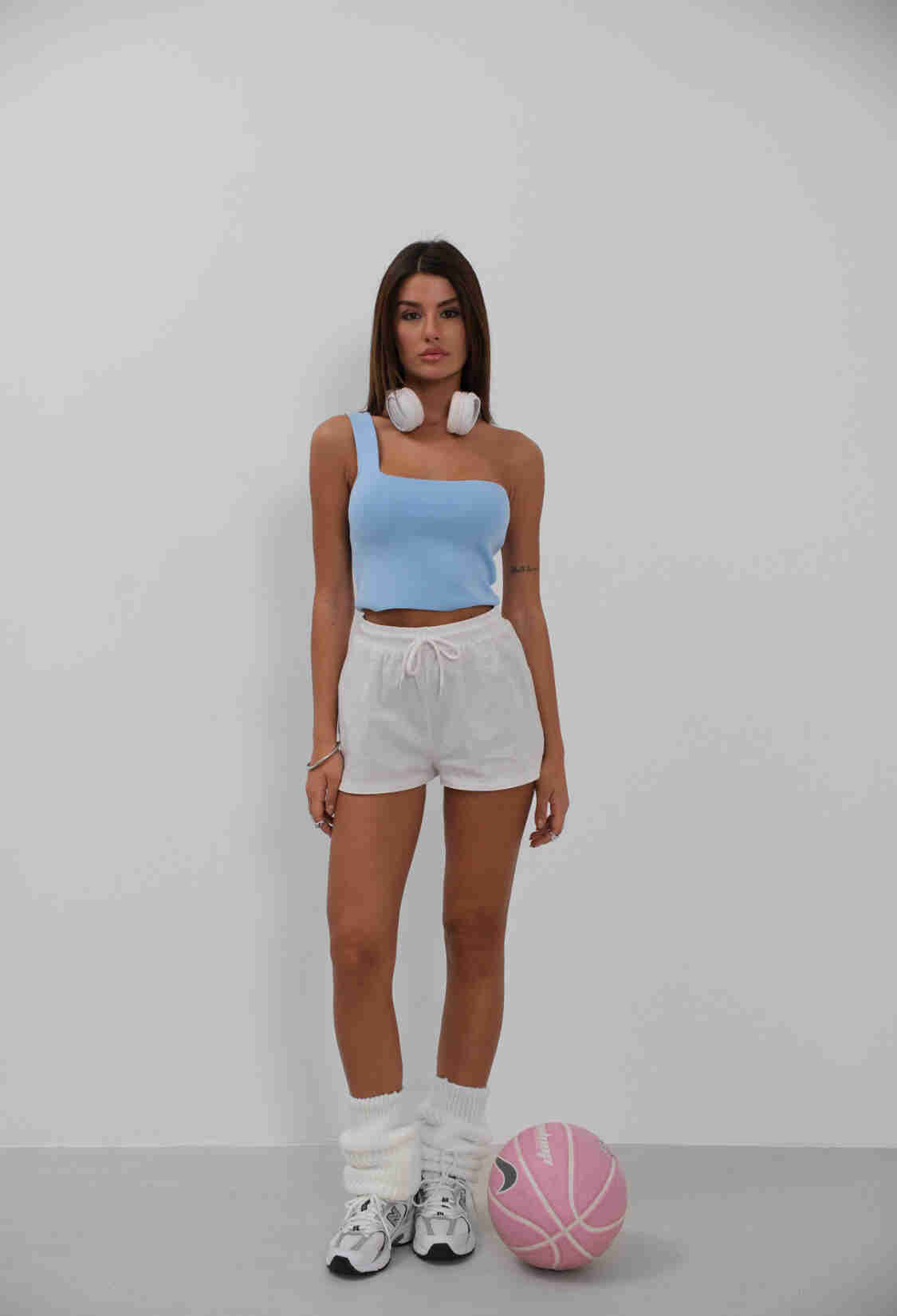 One Shoulder Crop Blouse - Brand: Black Fashion - Women & Kids, Baby Clothes Wholesale - TheBS Women