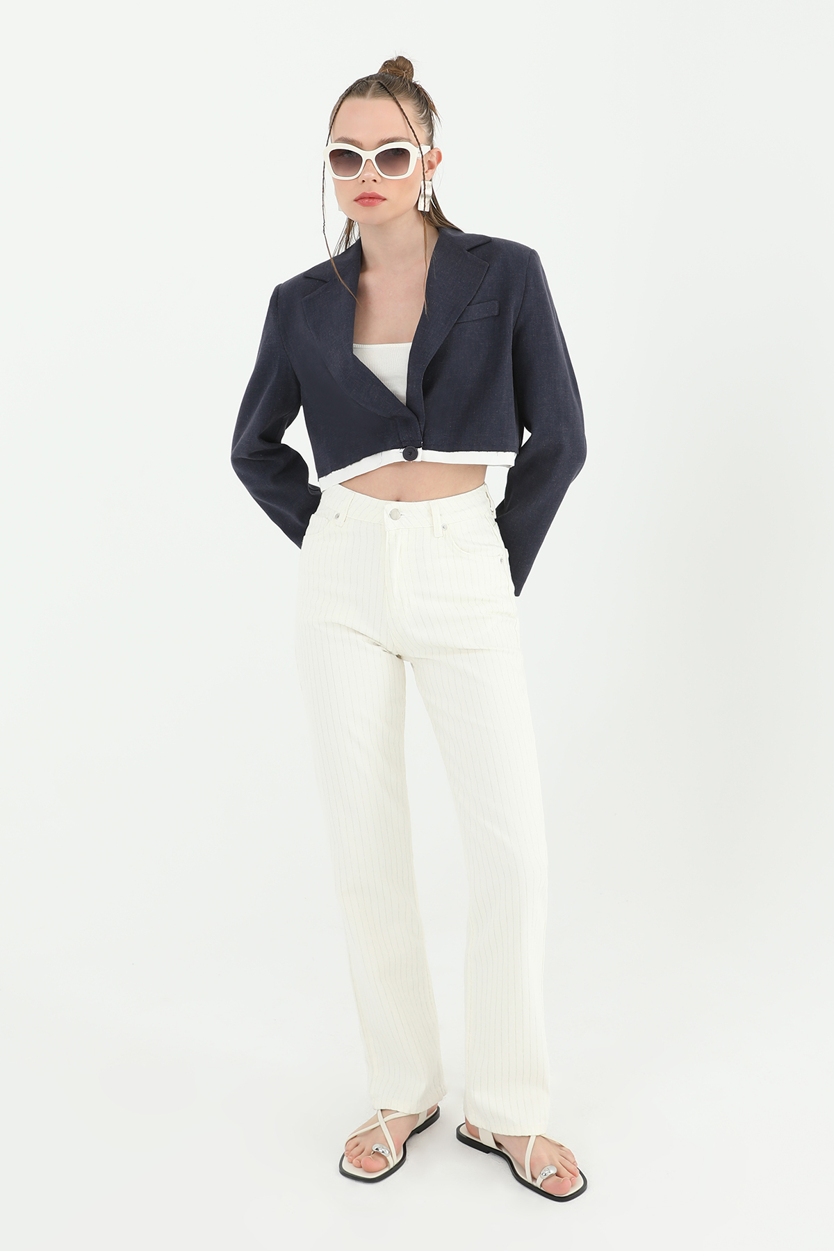 Women's Striped Denim Pants - Brand: SOUL - Women & Kids, Baby Clothes Wholesale - TheBS Women