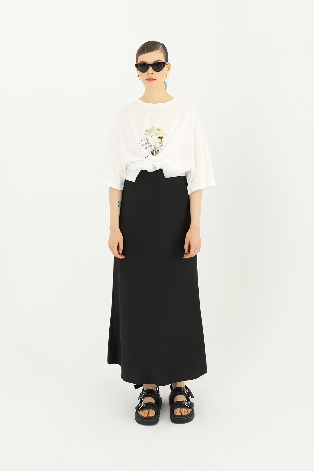 Women's Satin Long Skirt - Brand: SOUL - Women & Kids, Baby Clothes Wholesale - TheBS Women