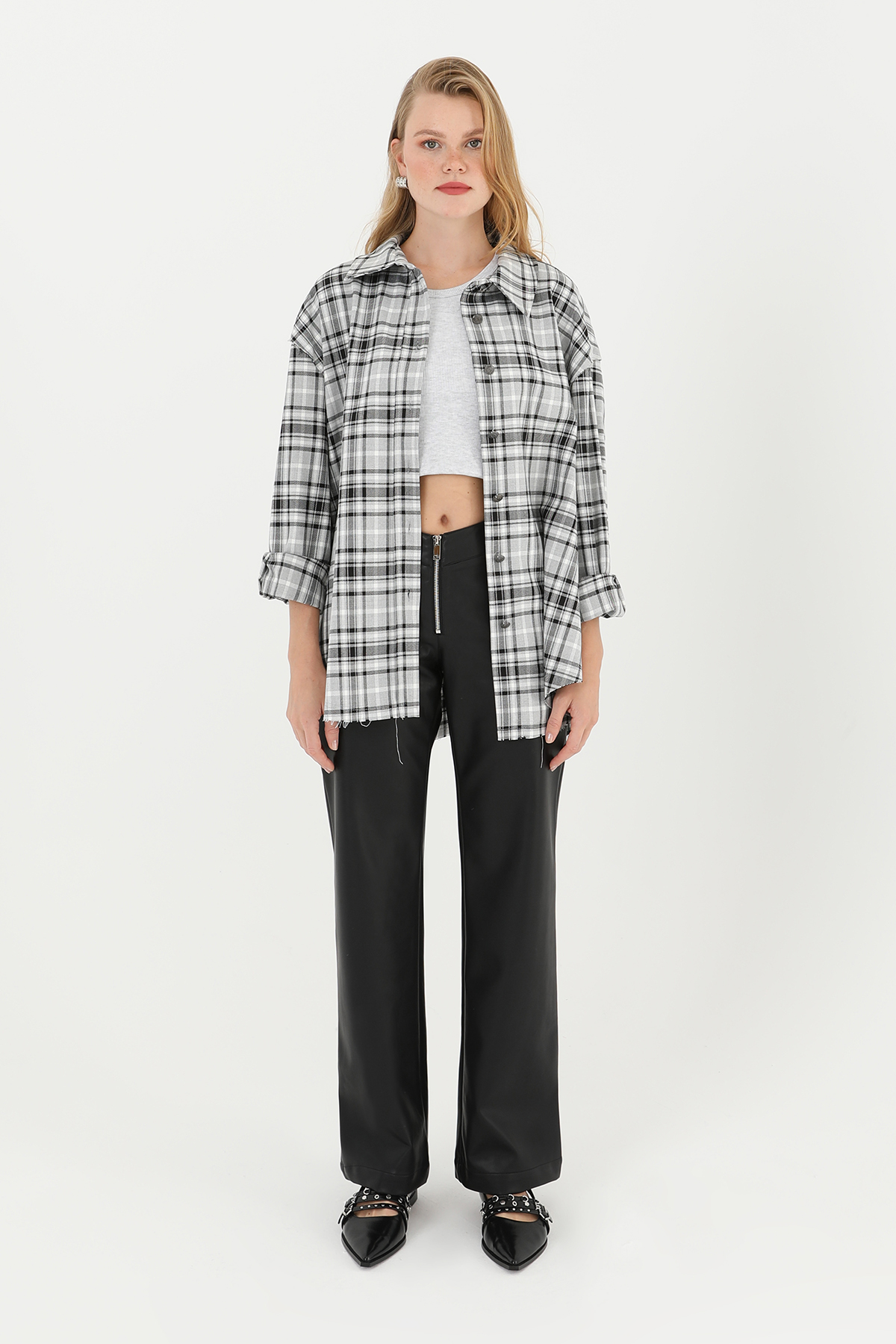 Women Plaid Shirt - Brand: SOUL - Women & Kids, Baby Clothes Wholesale - TheBS Women