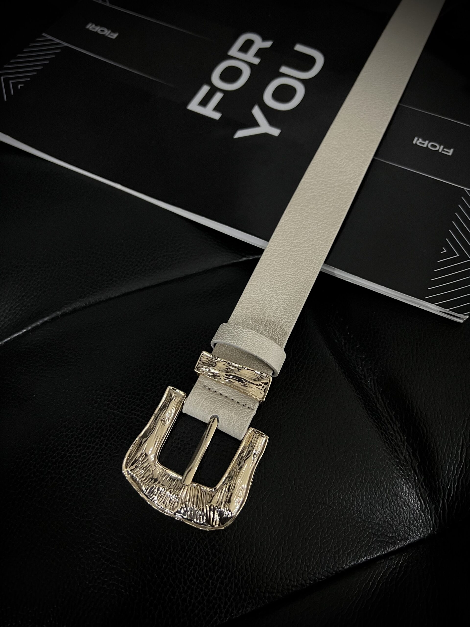 Fiori Gold Buckle Gold Cross Women's Belt - Brand: Fiori - Women & Kids, Baby Clothes Wholesale - TheBS Women