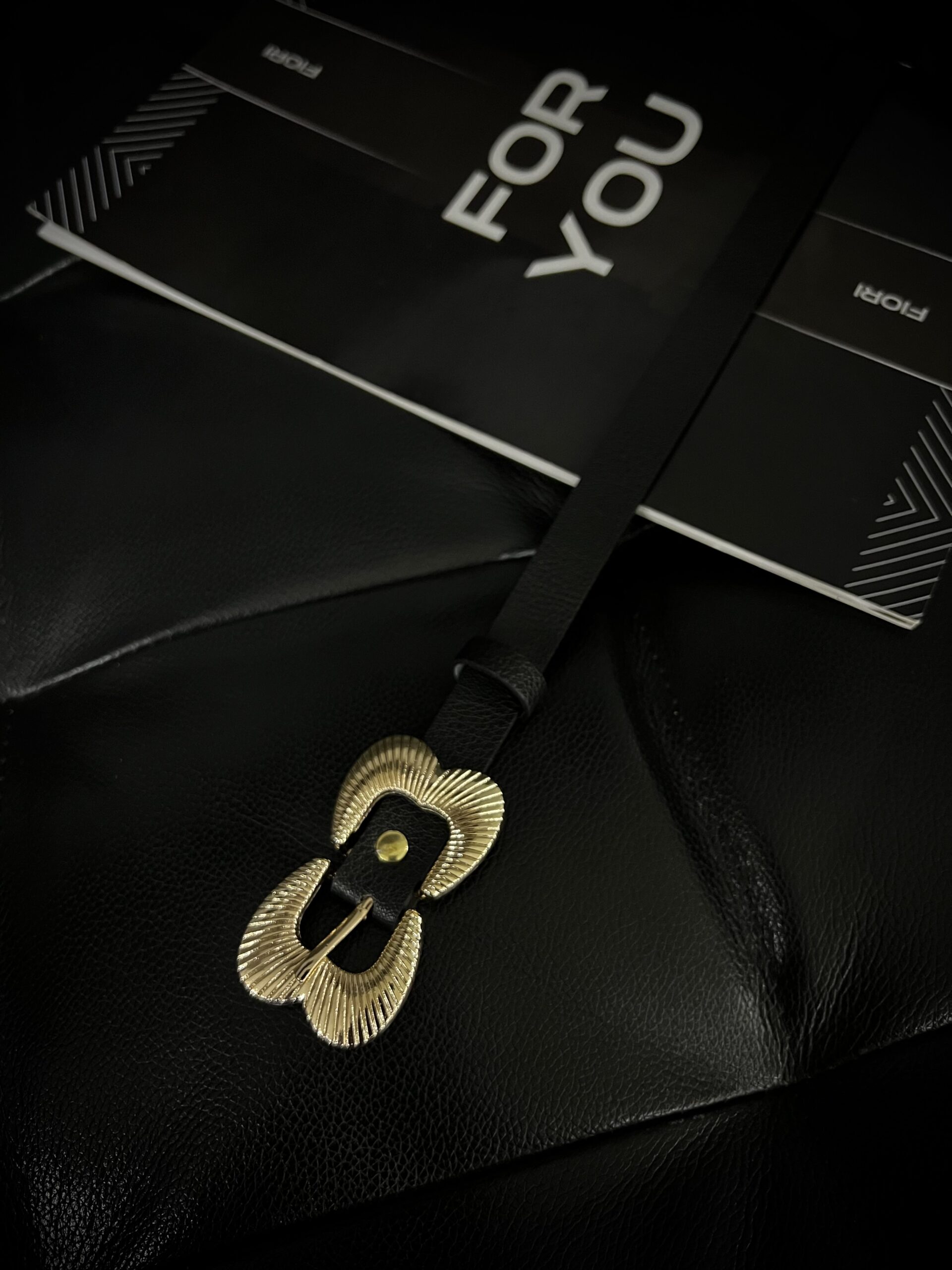 Gold Double Buckle Women's Belt - Brand: Fiori - Women & Kids, Baby Clothes Wholesale - TheBS Women