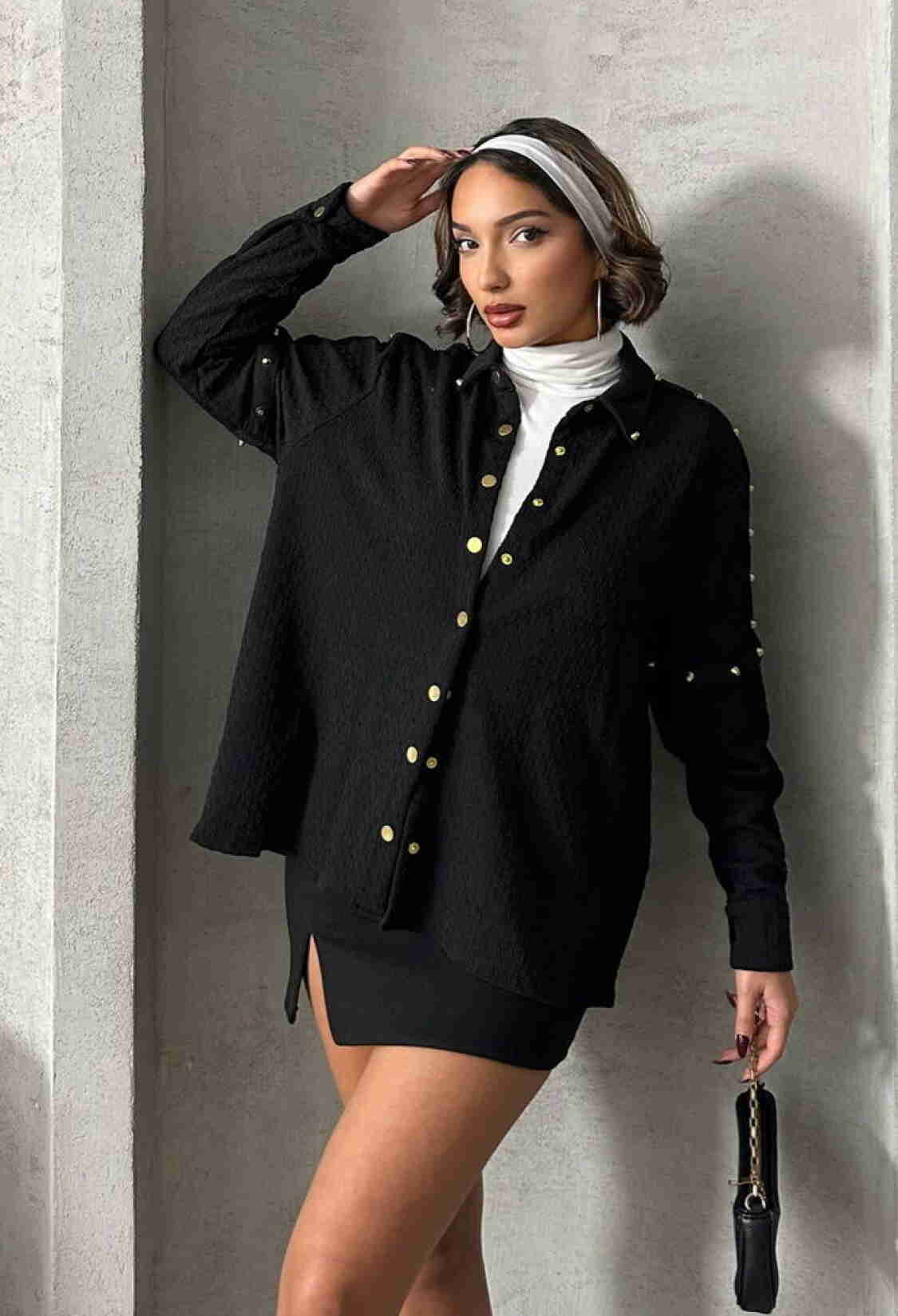 Drop Detail Wholesale Shirt - Brand: Topshow - Women & Kids, Baby Clothes Wholesale - TheBS Women