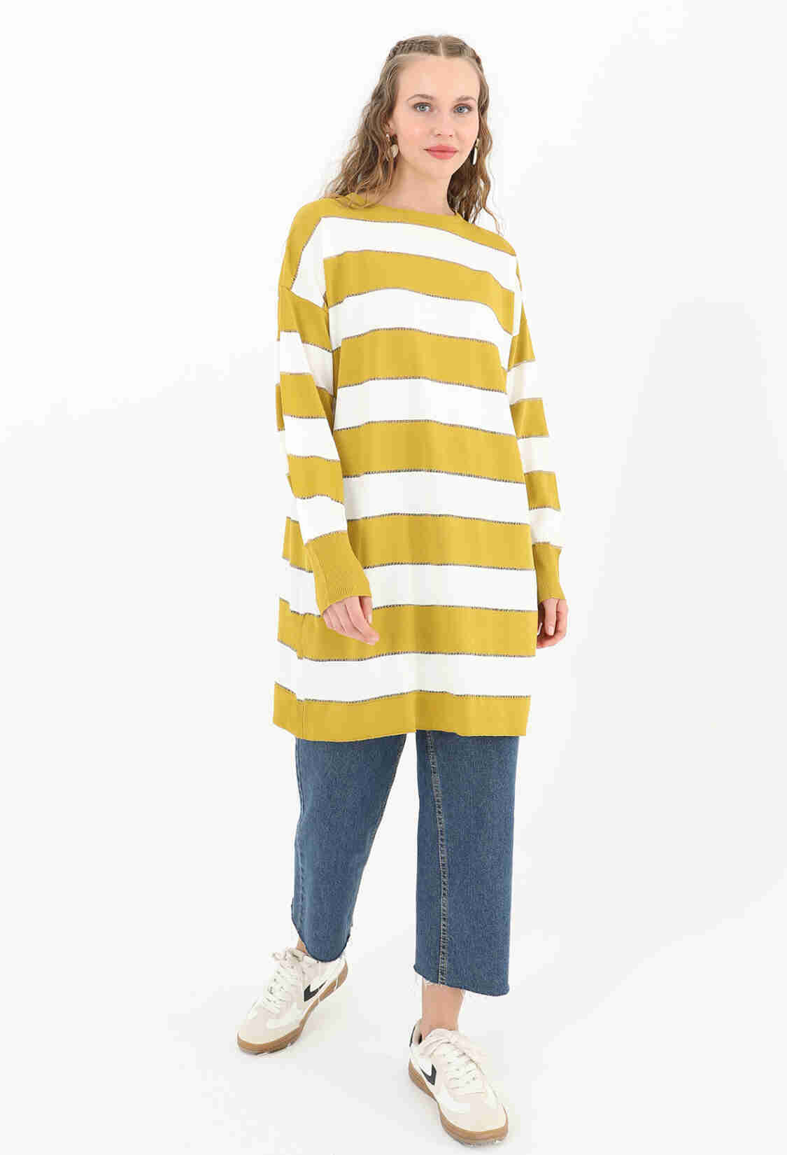 Women's Striped Long Sleeve Tunic - Brand: Puane - Women & Kids, Baby Clothes Wholesale - TheBS Women