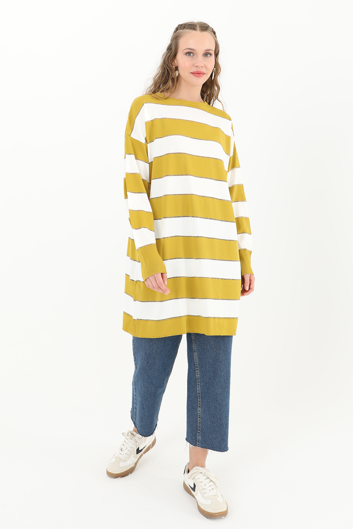 Women's Striped Long Sleeve Tunic - Brand: Puane - Women & Kids, Baby Clothes Wholesale - TheBS Women