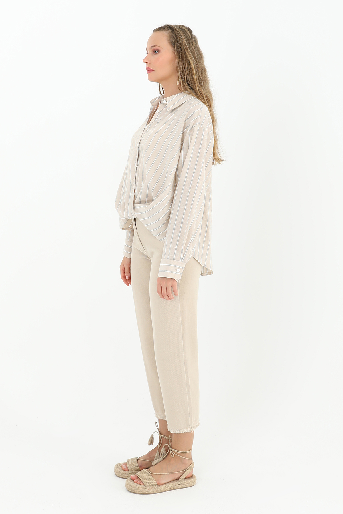 Loose Denim Trousers – Mink – Brand: SOUL – Women & Kids, Baby Clothes Wholesale – TheBS Women