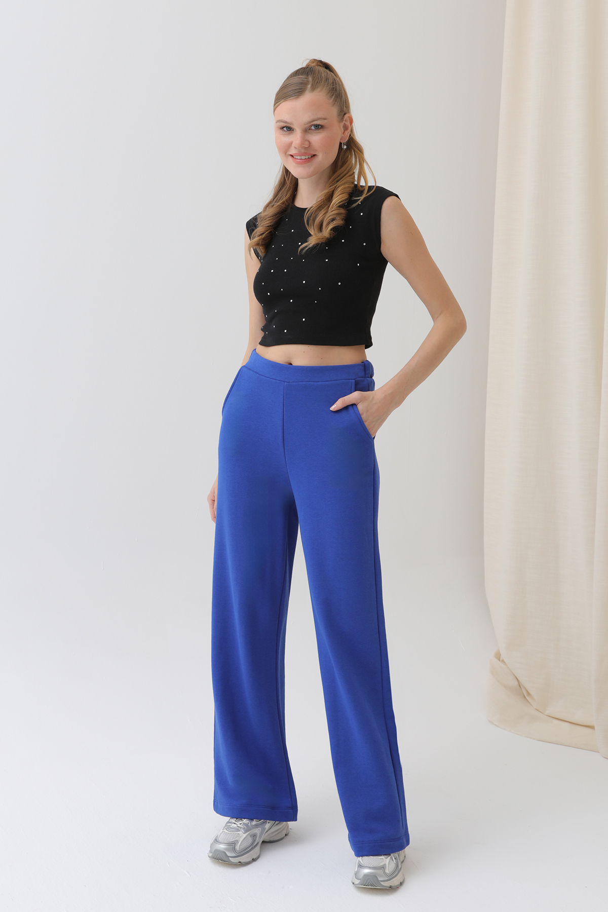 Women's Wide Leg Sweatpants - Brand: Puane - Women & Kids, Baby Clothes Wholesale - TheBS Women