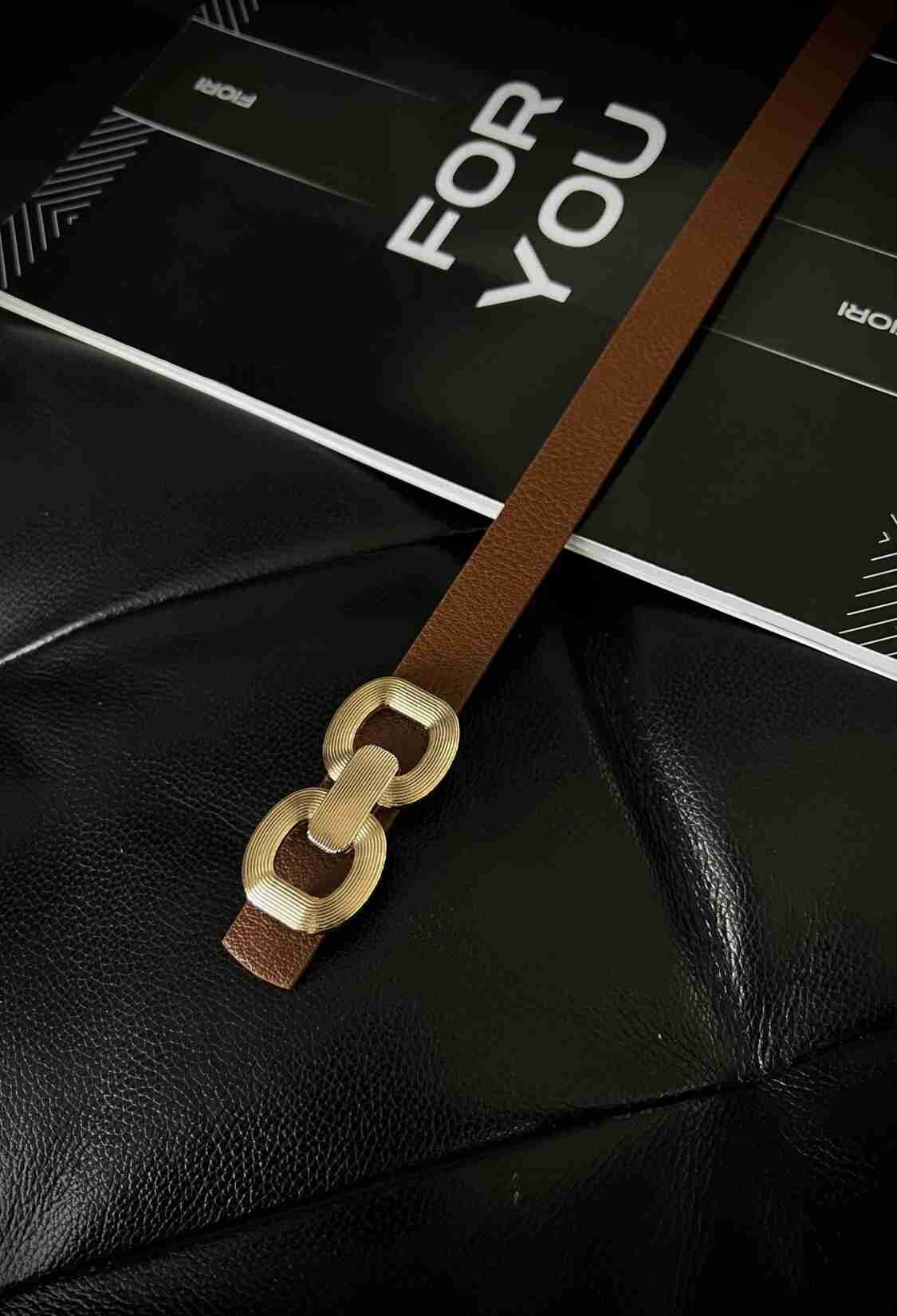 Double Buckle Women's Belt - Brand: Fiori - Women & Kids, Baby Clothes Wholesale - TheBS Women