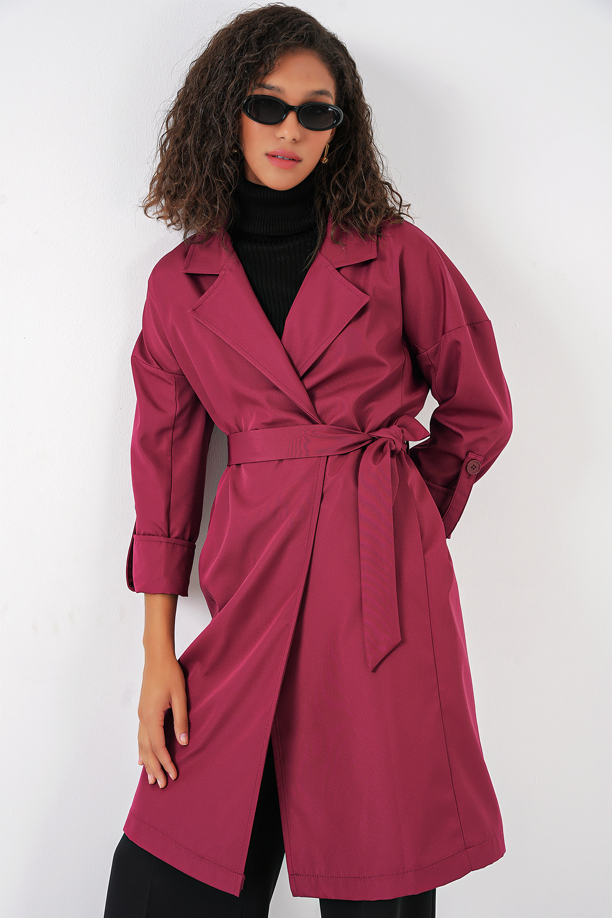 Double Breasted Lined Trench Coat – Brand: Bigdart – Women & Kids, Baby Clothes Wholesale – TheBS Women