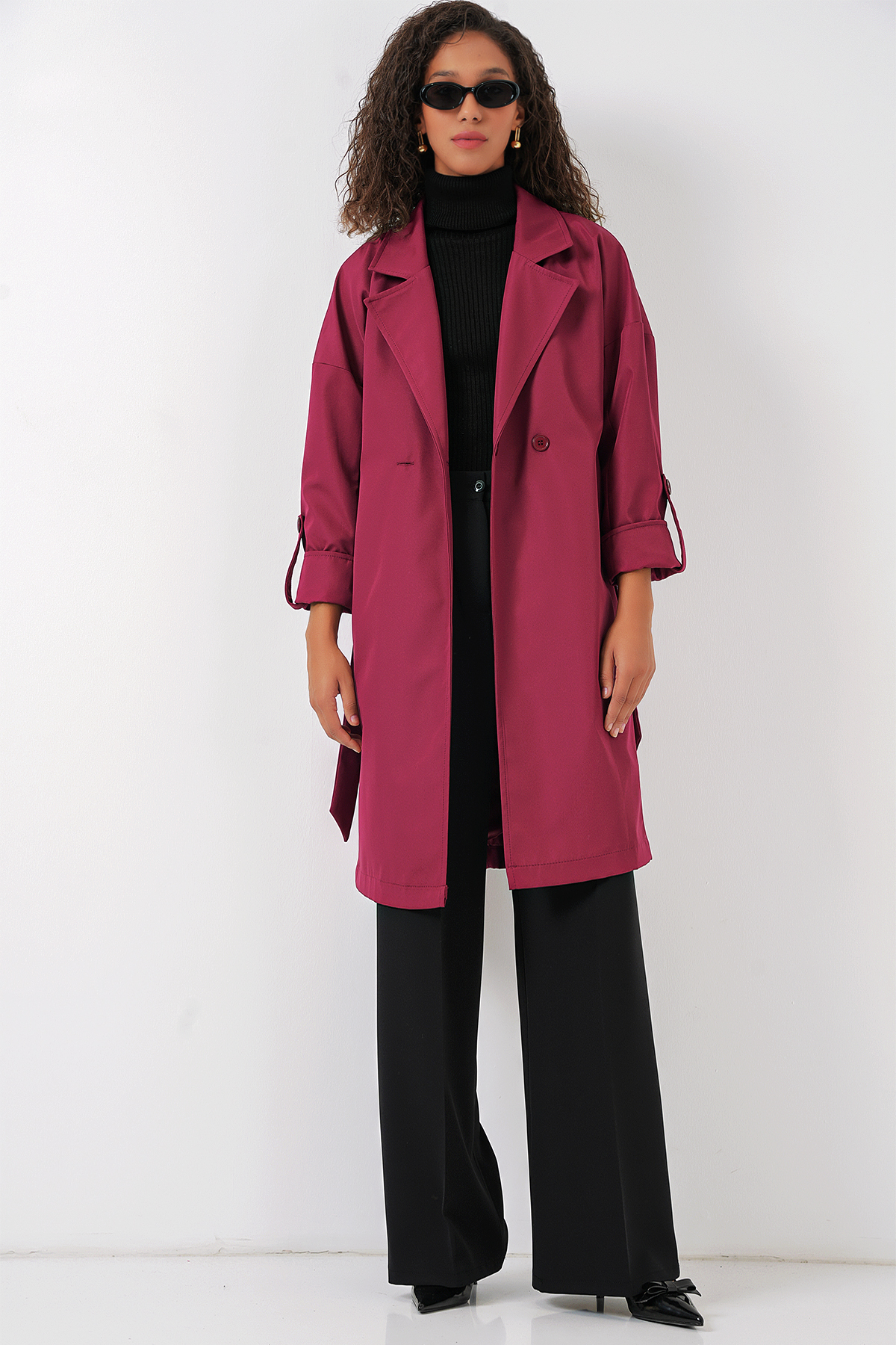 Double Breasted Lined Trench Coat – Brand: Bigdart – Women & Kids, Baby Clothes Wholesale – TheBS Women