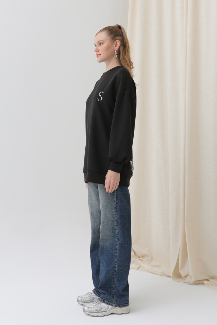 Women's Back Leopard Detail Sweatshirt - Brand: SOUL - Women & Kids, Baby Clothes Wholesale - TheBS Women