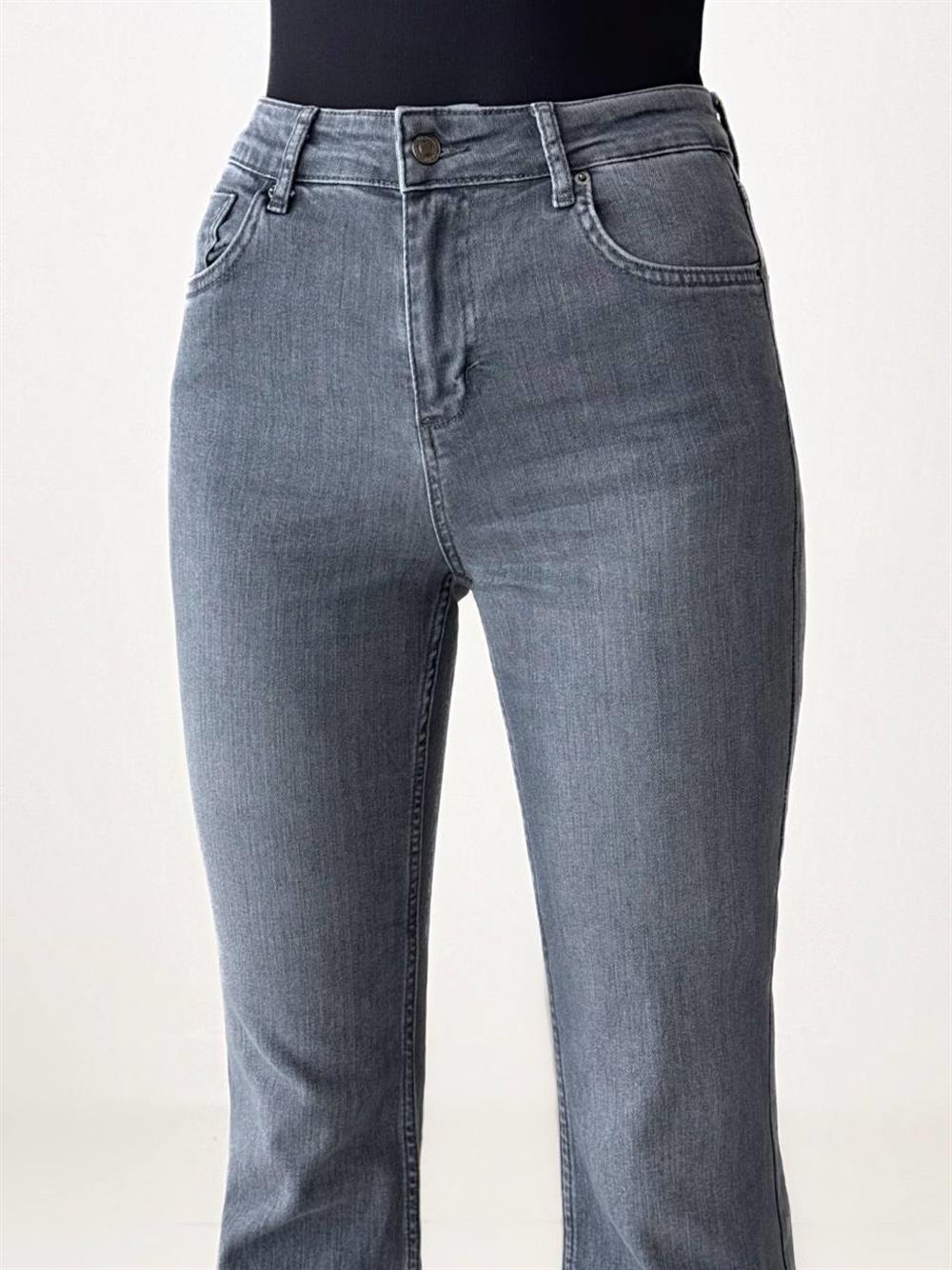 Mini Flare Gray Jeans - Brand: LACARINO - Women & Kids, Baby Clothes Wholesale - TheBS Women