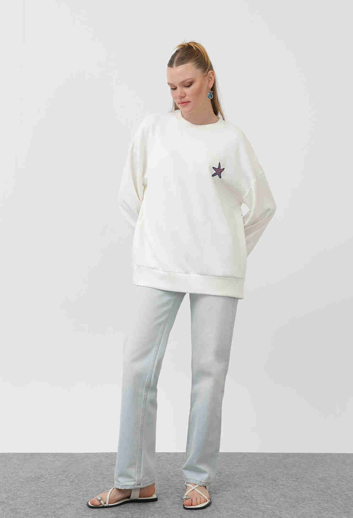 Women's Fish Embroidered Sweater - Brand: SOUL - Women & Kids, Baby Clothes Wholesale - TheBS Women