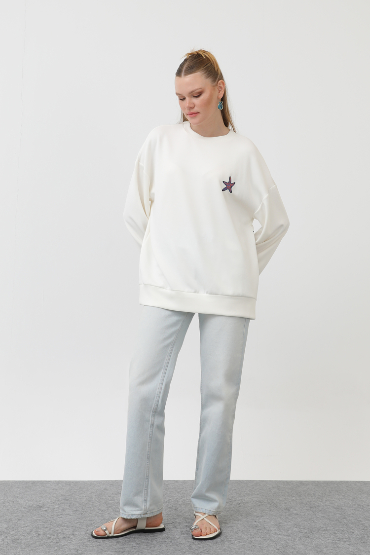 Women's Fish Embroidered Sweater - Brand: SOUL - Women & Kids, Baby Clothes Wholesale - TheBS Women