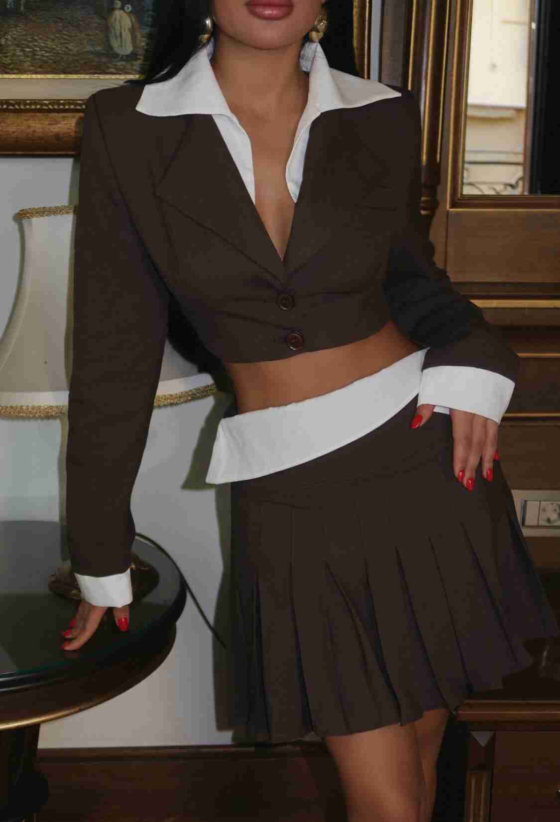 Pleated Skirt Set - Brand: EYYO ATELIER - Women & Kids, Baby Clothes Wholesale - TheBS Women