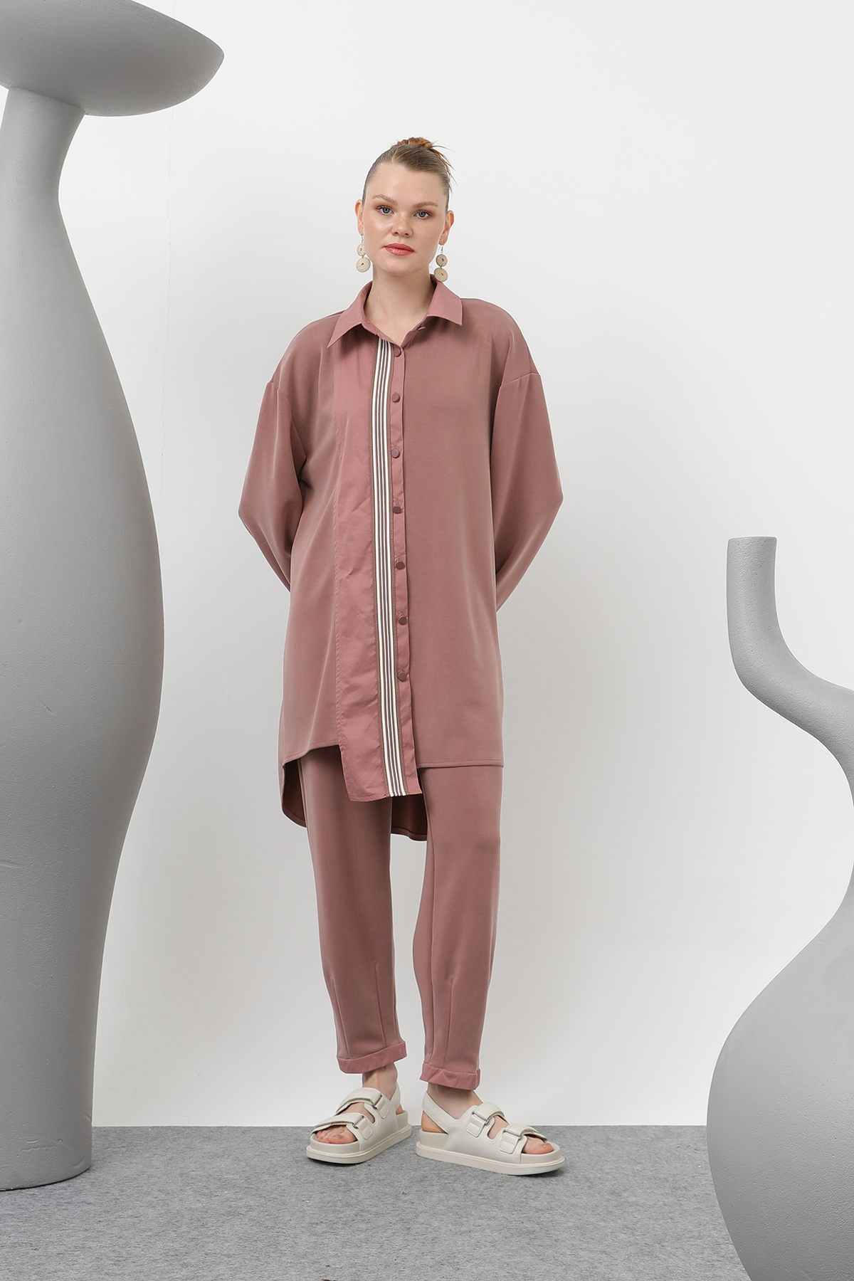 Women's Garnished Ribbon Detailed Suit - Brand: Puane - Women & Kids, Baby Clothes Wholesale - TheBS Women