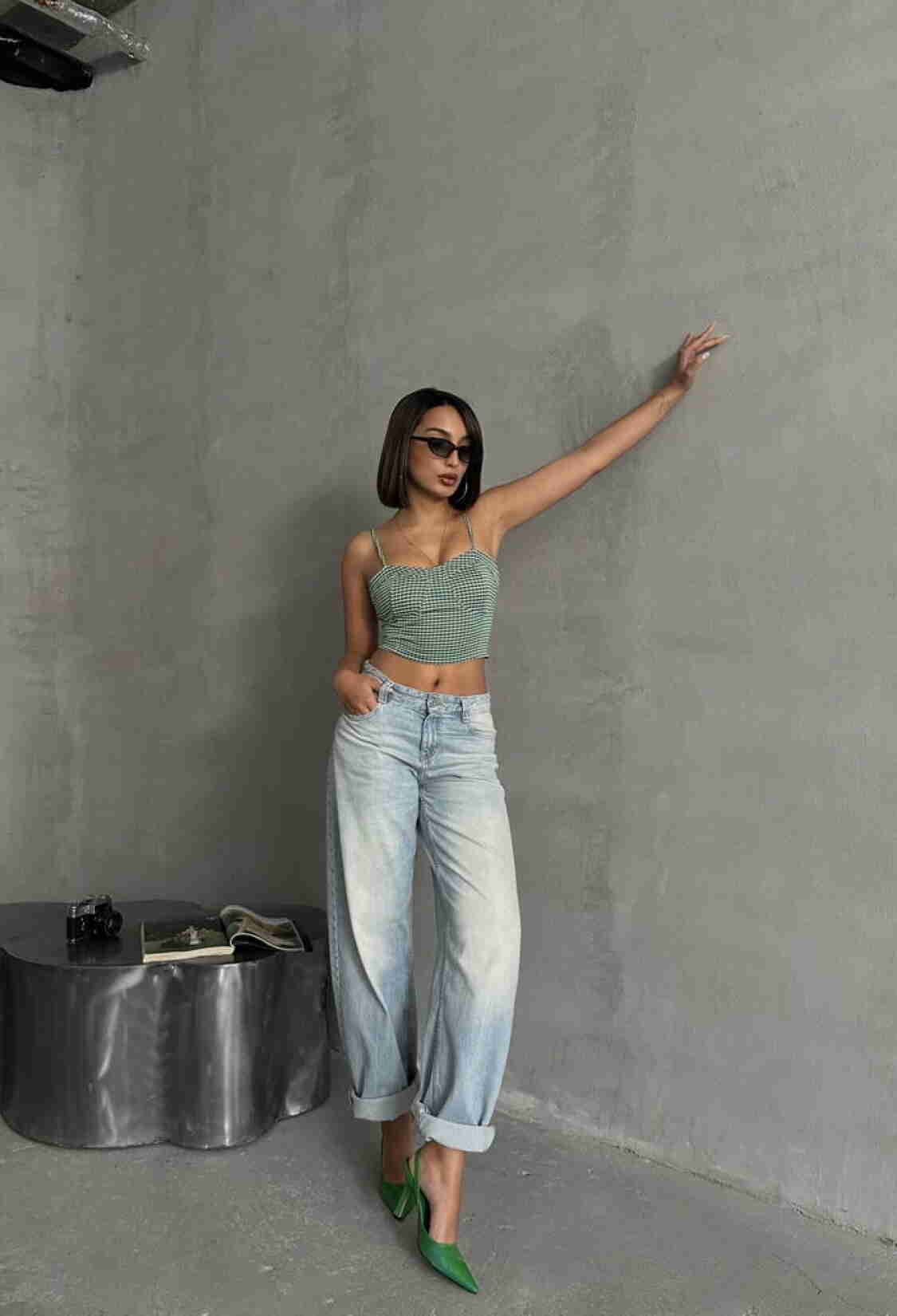 Pötikare Bustier - Green - Brand: Topshow - Women & Kids, Baby Clothes Wholesale - TheBS Women