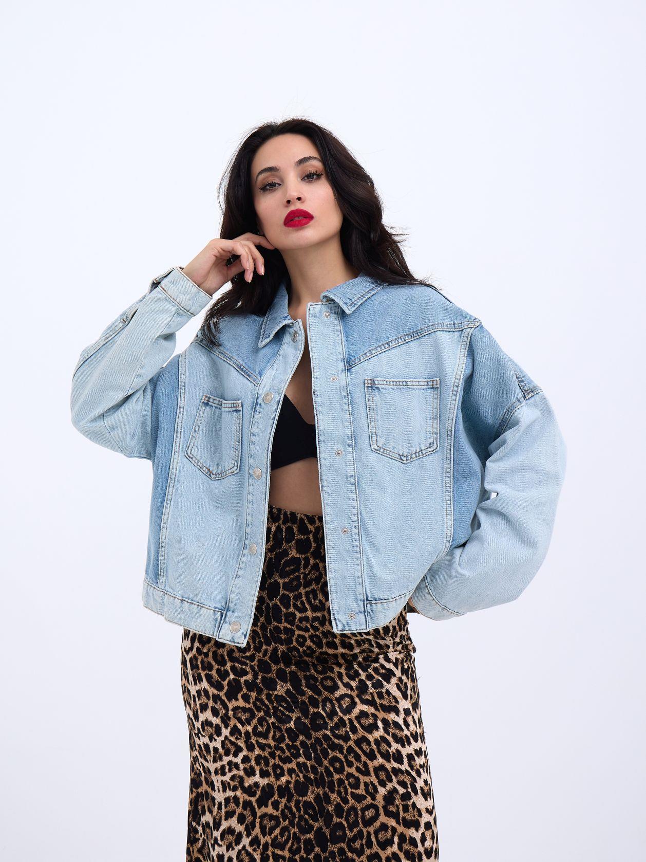 Denim Jacket - Blue - Brand: Fame - Women & Kids, Baby Clothes Wholesale - TheBS Women