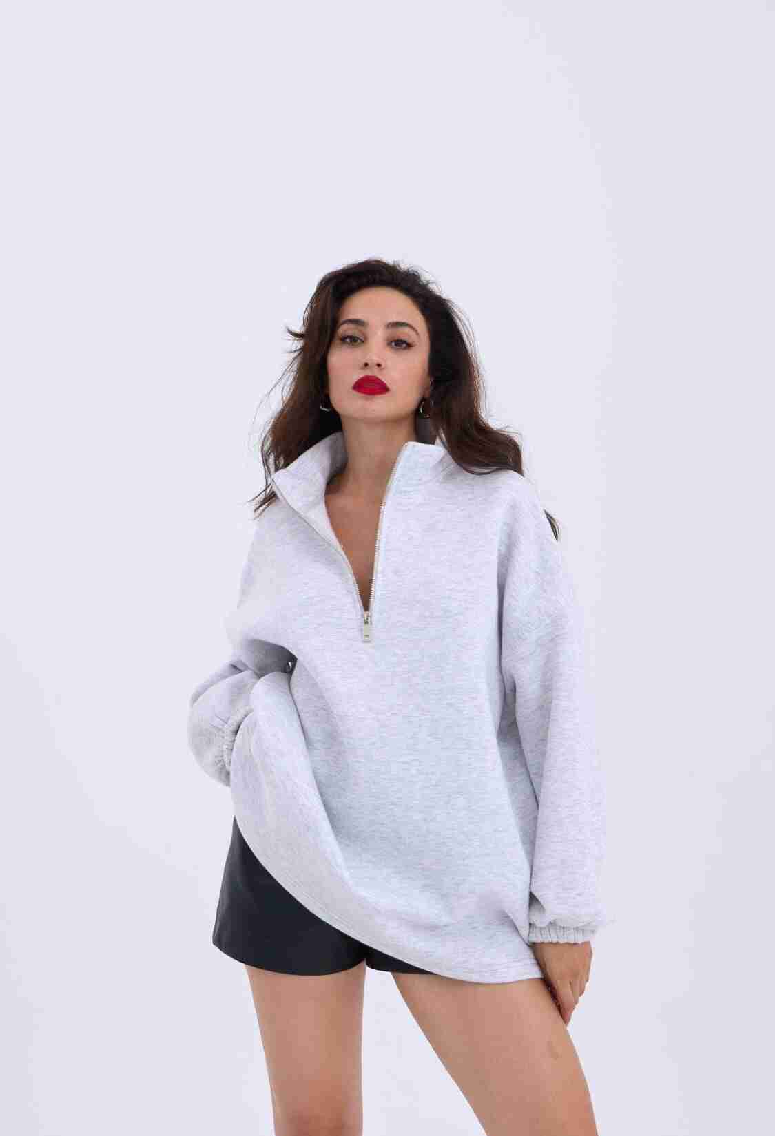 Casual Sweat - Snow Melange - Brand: Fame - Women & Kids, Baby Clothes Wholesale - TheBS Women