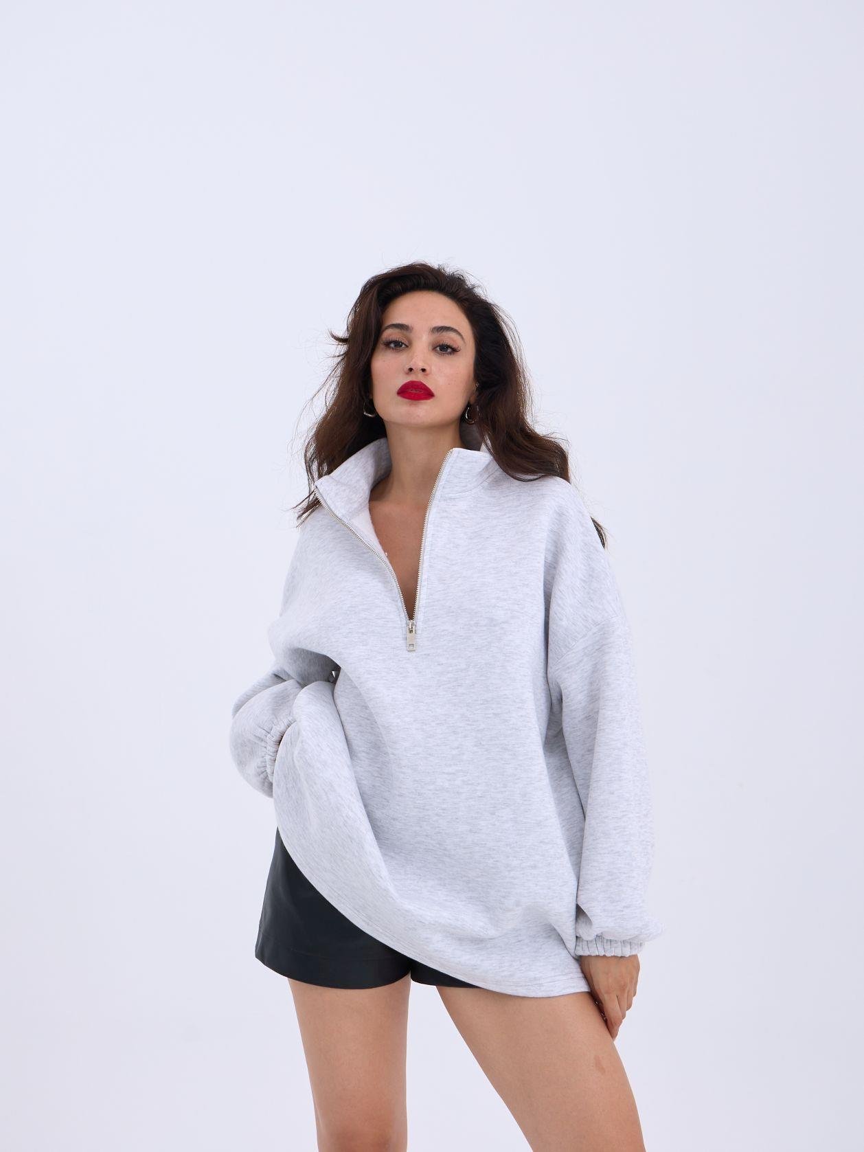 Casual Sweat - Snow Melange - Brand: Fame - Women & Kids, Baby Clothes Wholesale - TheBS Women